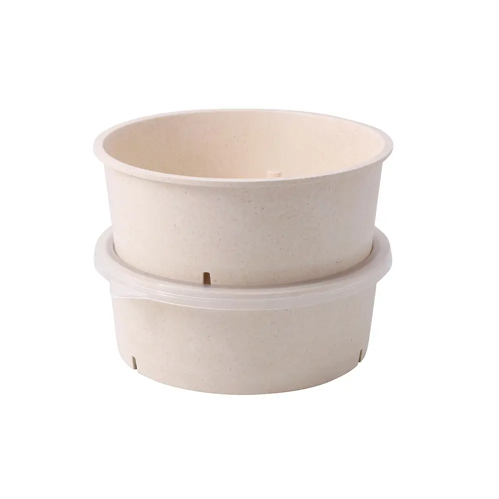 Second-hand-set Reusable Bowls merways Bowl 1,000 ml, Cashew / creame white