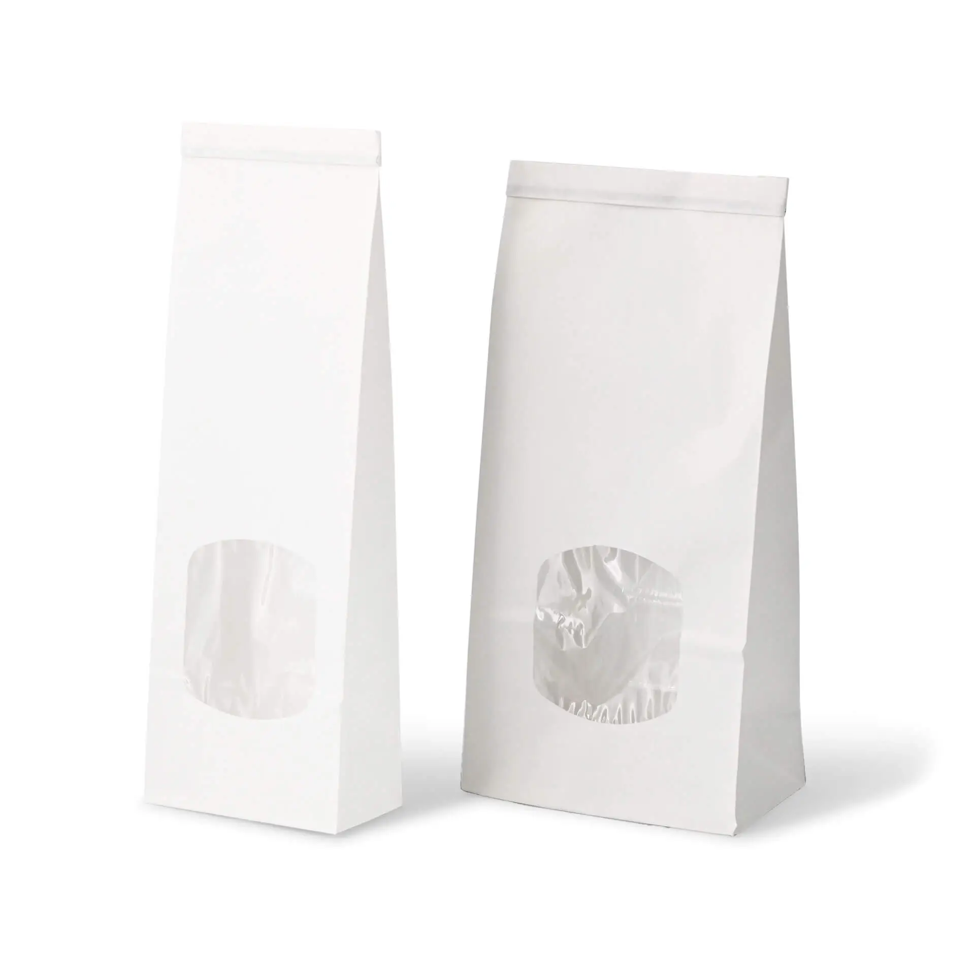 Block bottom bags with window M, 11,5 x 7 x 24,5 cm, PP-foil, white, tin tie, kraft paper dre02710-blockbeutel-m-fenster-m-115-x-7-x-245-cm-pp-folie-weiss-clipband-kraftpapier-9