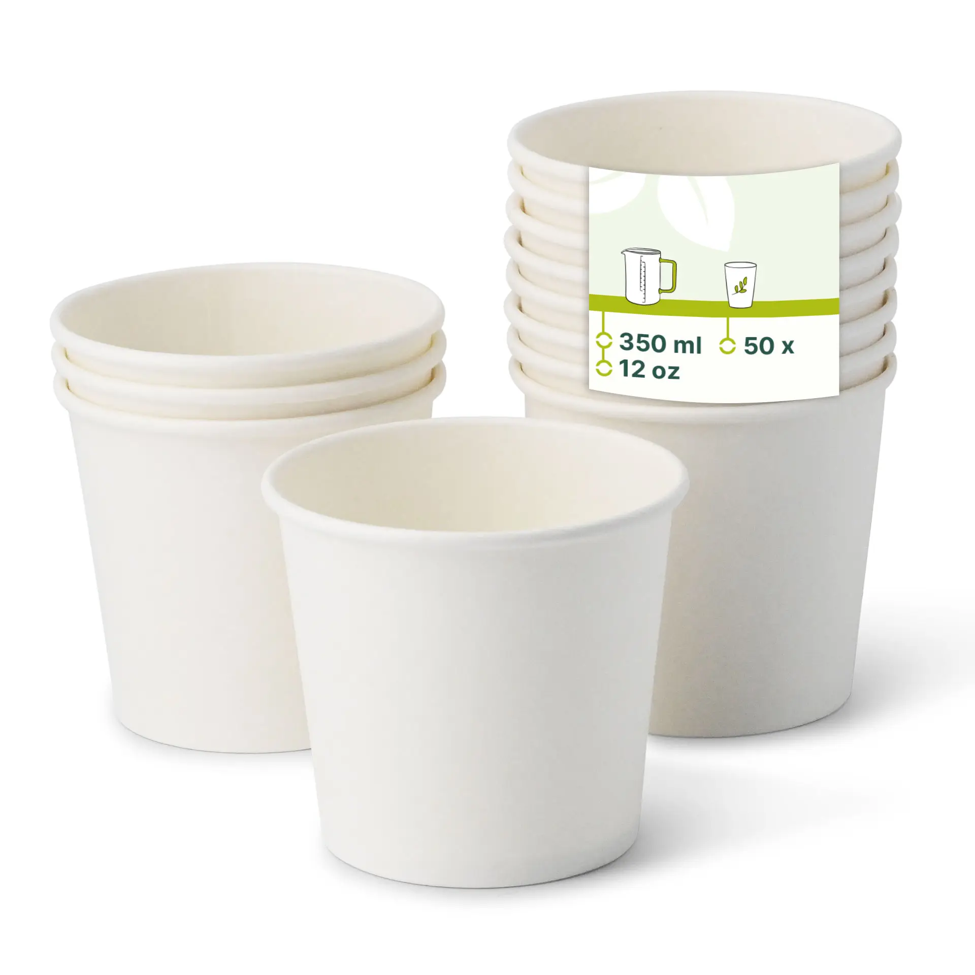 10 oz, max. 12 oz Paper Ice Cream Tubs L, Ø 92 mm, white 10 oz, max. 12 oz Paper Ice Cream Tubs L, Ø 92 mm, white