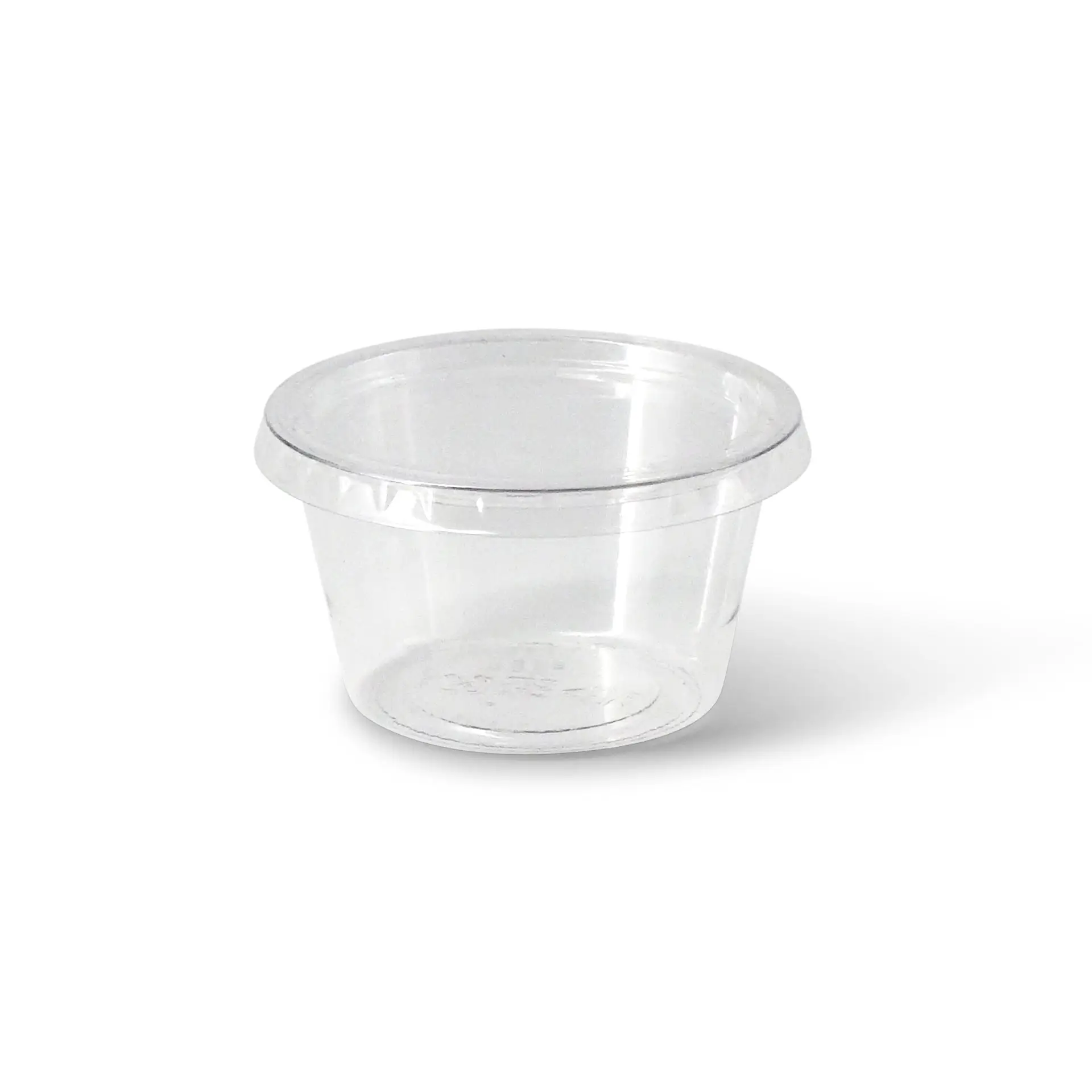 80 ml / 3 oz PLA portion cups, Ø 70 mm, clear dfc024701-portionsbecher-aus-pla-80-ml-70-mm-klar-4