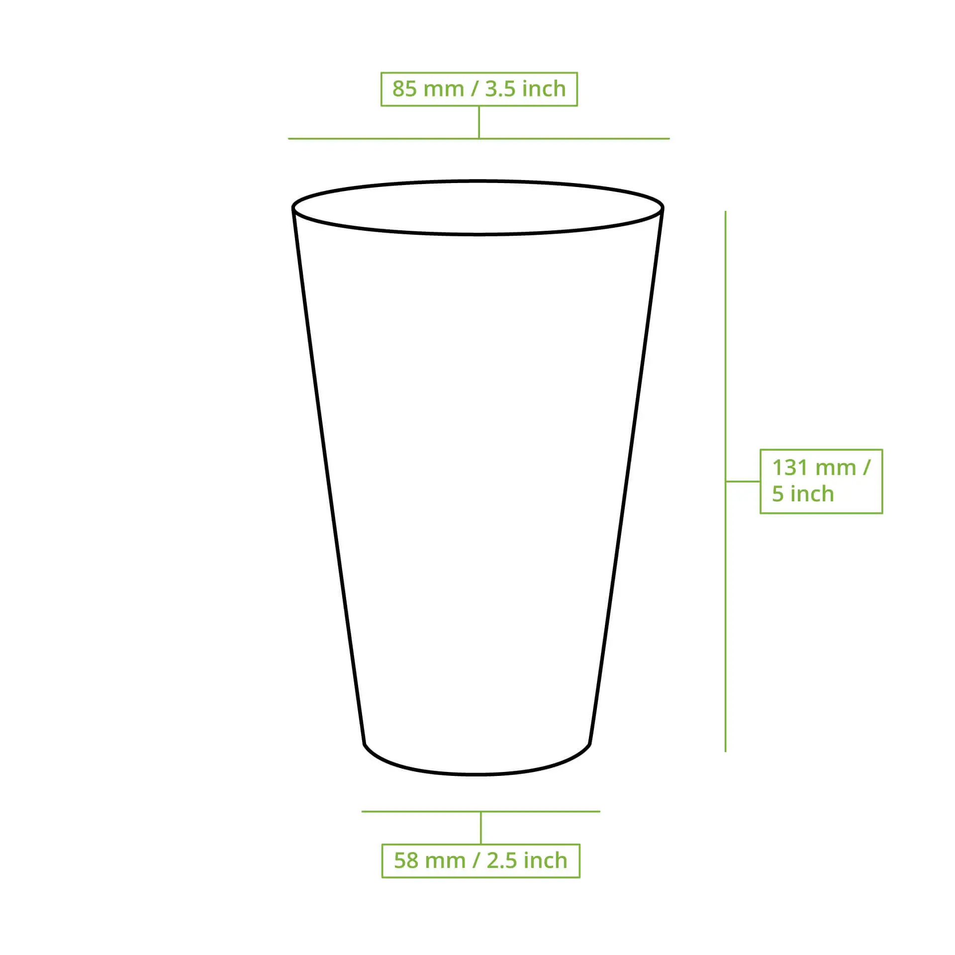 14 oz, Reusable cup, Ø 85 mm, PP, transparent dcd00822-mehrwegbecher-400-ml-85-mm-pp-transparent-7