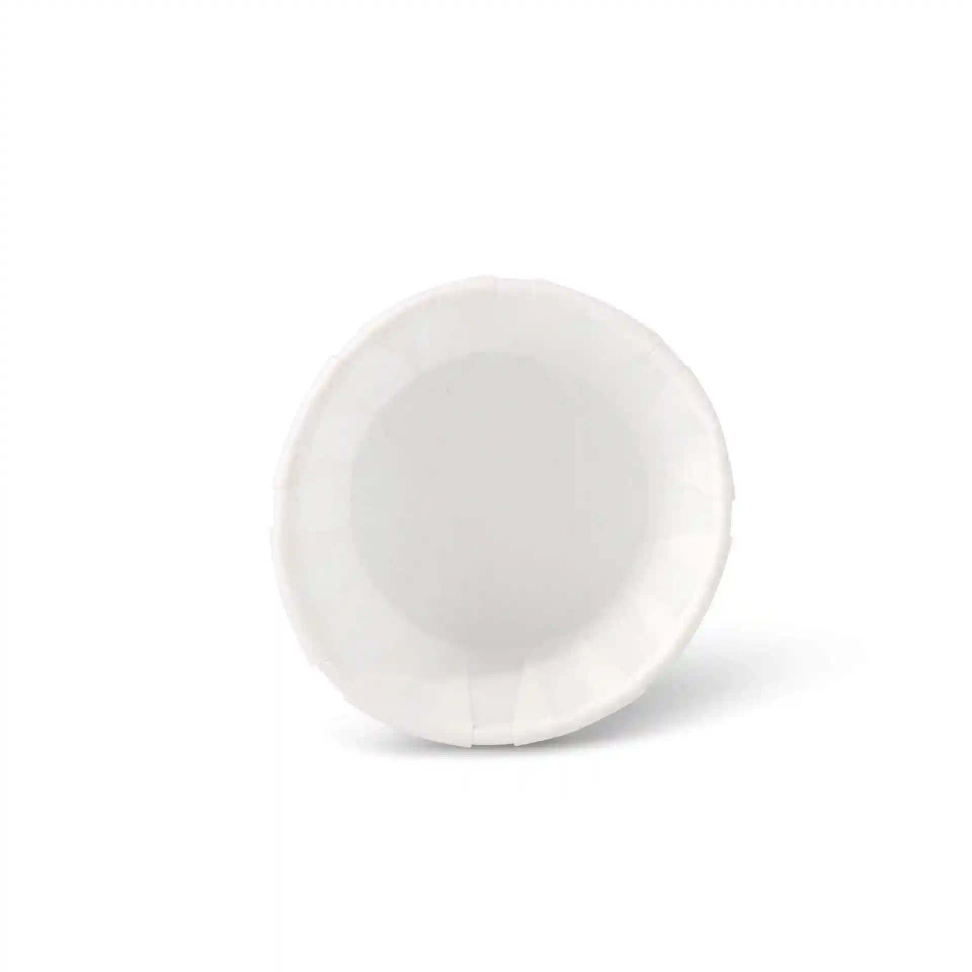 White paper cup with a diameter of 52 mm and a height of 30 mm, designed for a 45 ml volume.