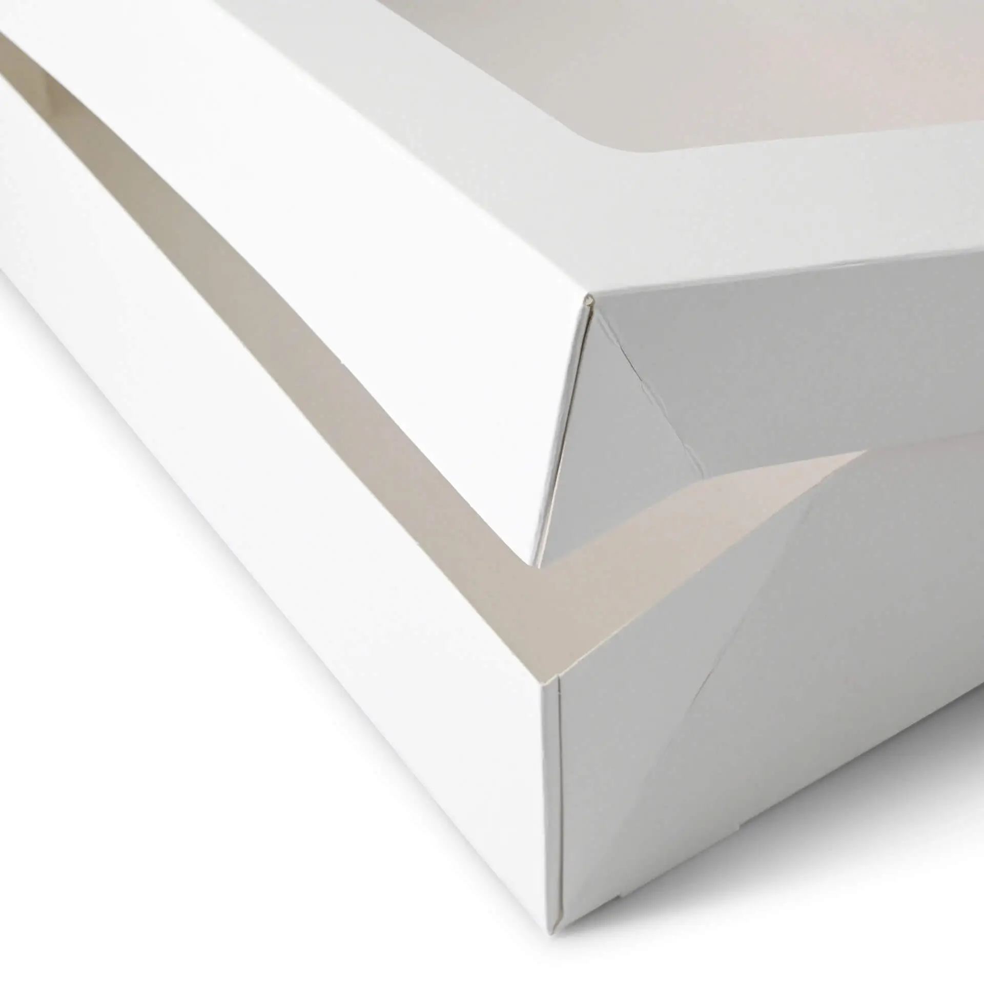 Cupcake boxes (12 pieces) with cellulose window, white