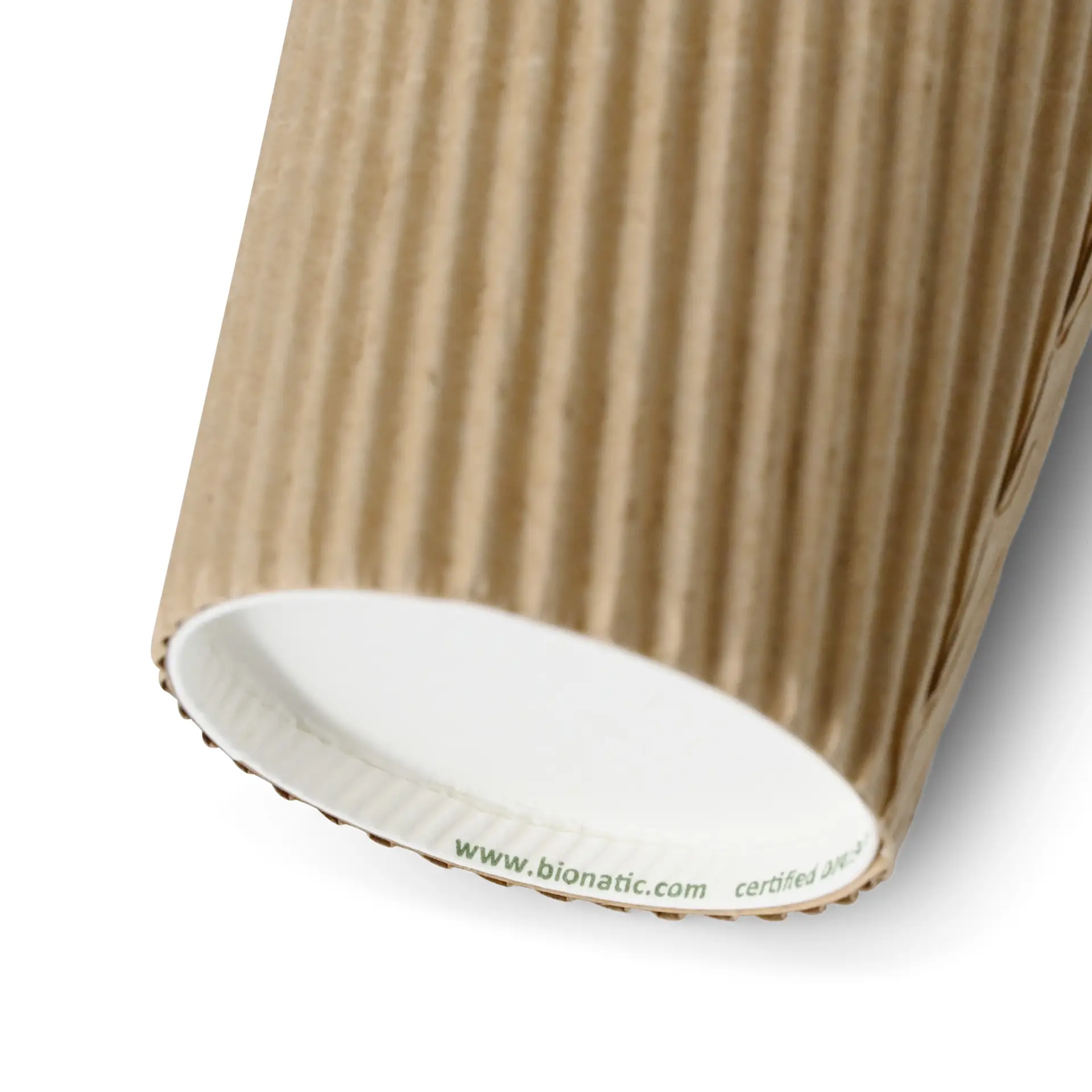 4 oz Takeaway coffee cups / Ripple cups, Ø 62 mm, kraft