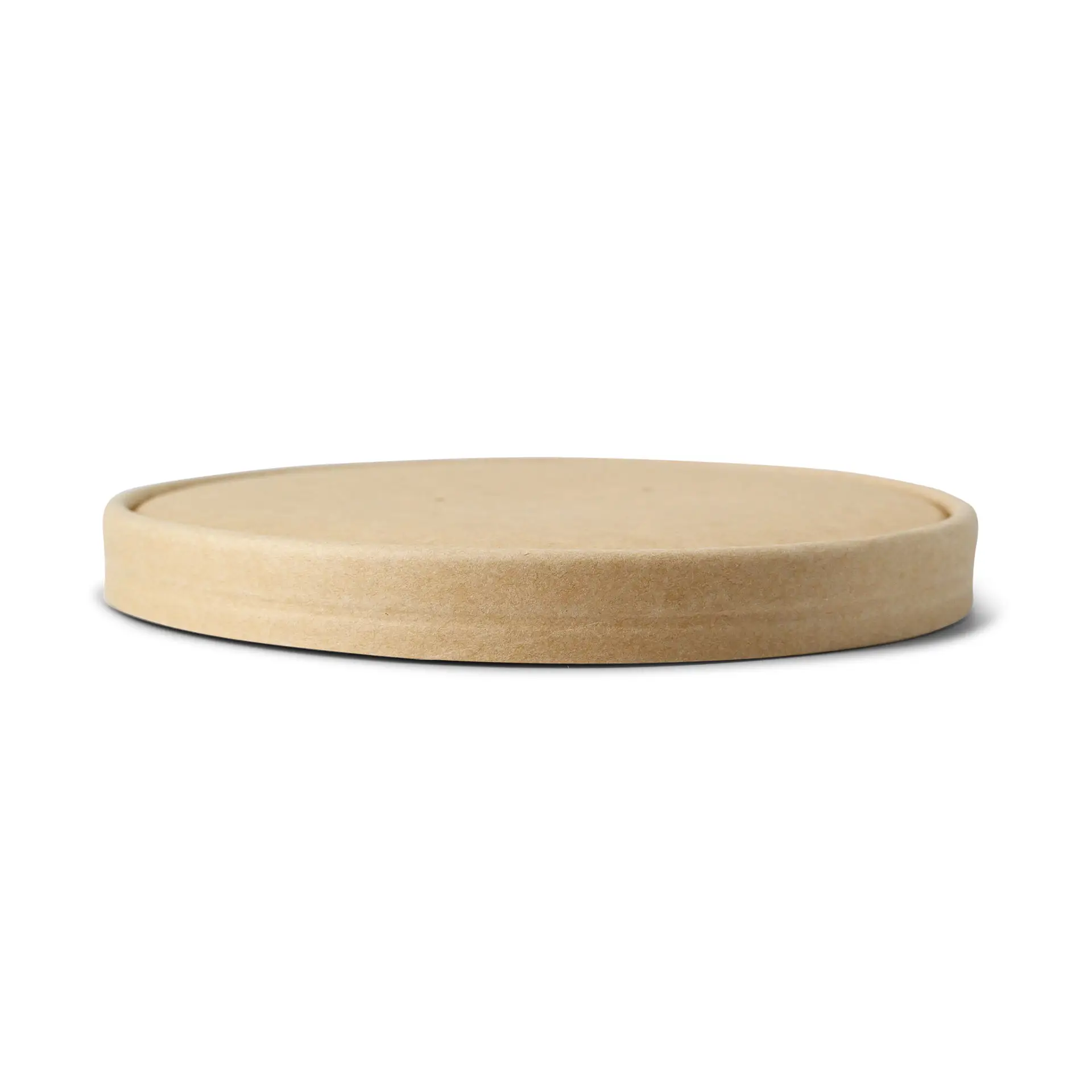 Paper cup lids membrane (eco-friendly coating) Ø 150 mm, brown