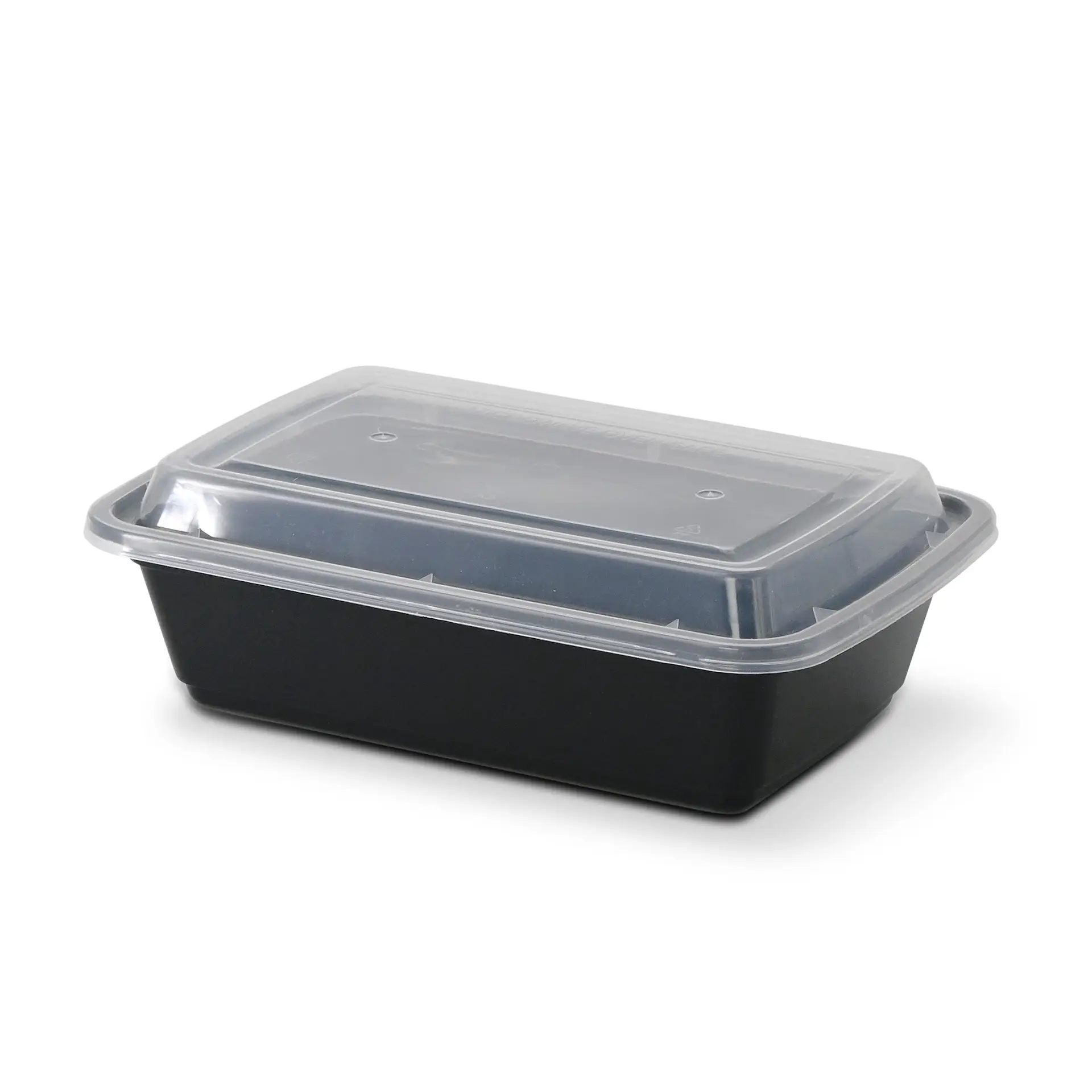 Rectangular Reusable Container Reusable PP Container (700 ml, black) | Green Box