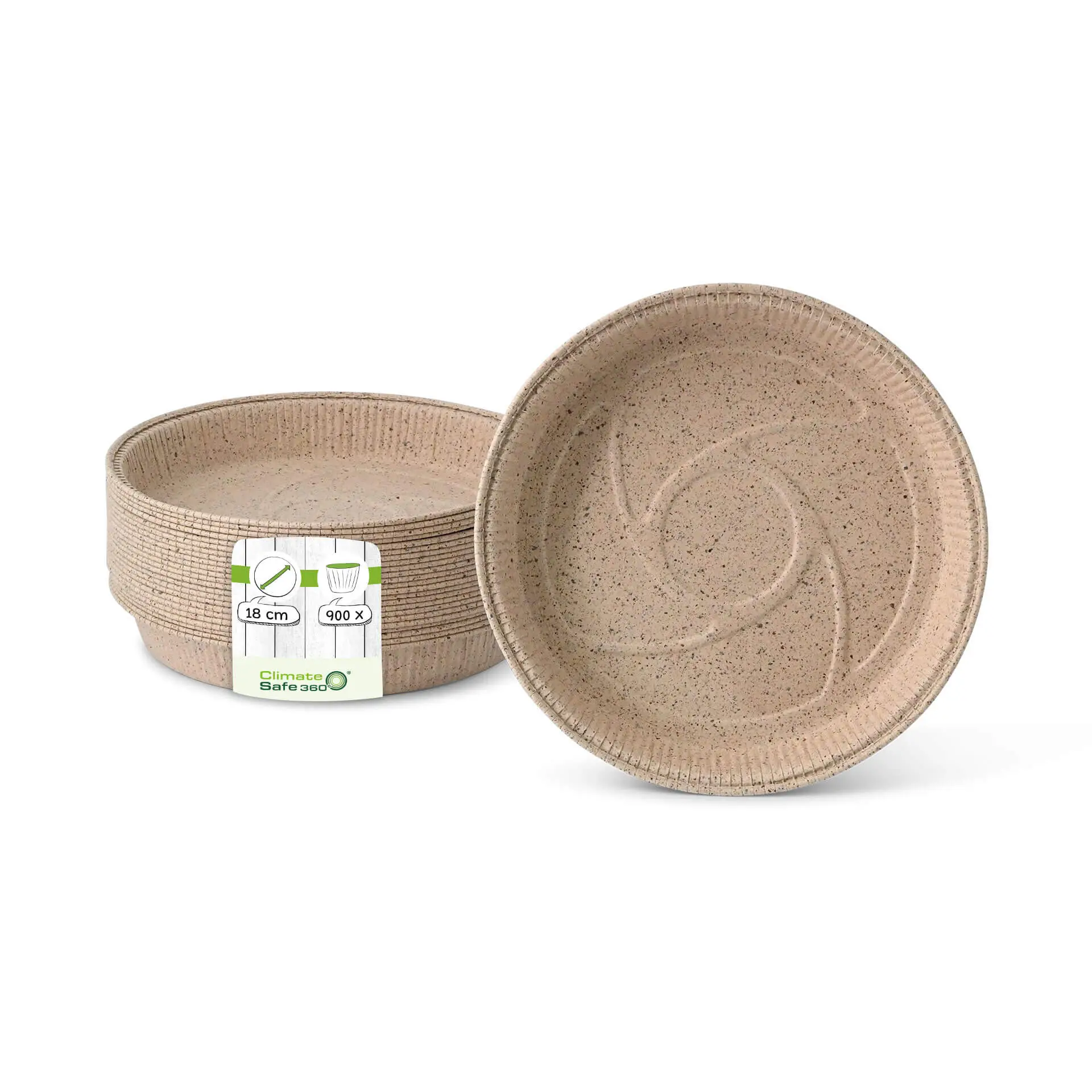 Baking moulds made from cocoa paper ∅ 18 cm, round, brown
