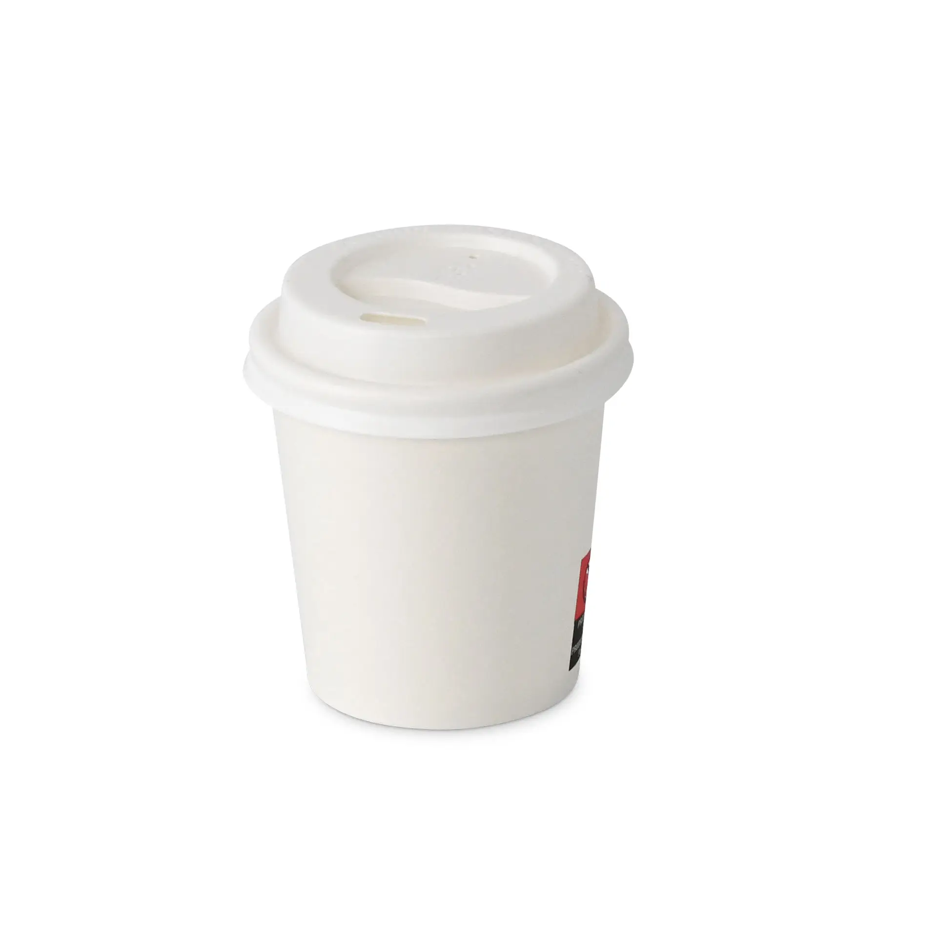 Paper cup 100 ml / 4 oz, Ø 62 mm, single wall, white, PLA-coated