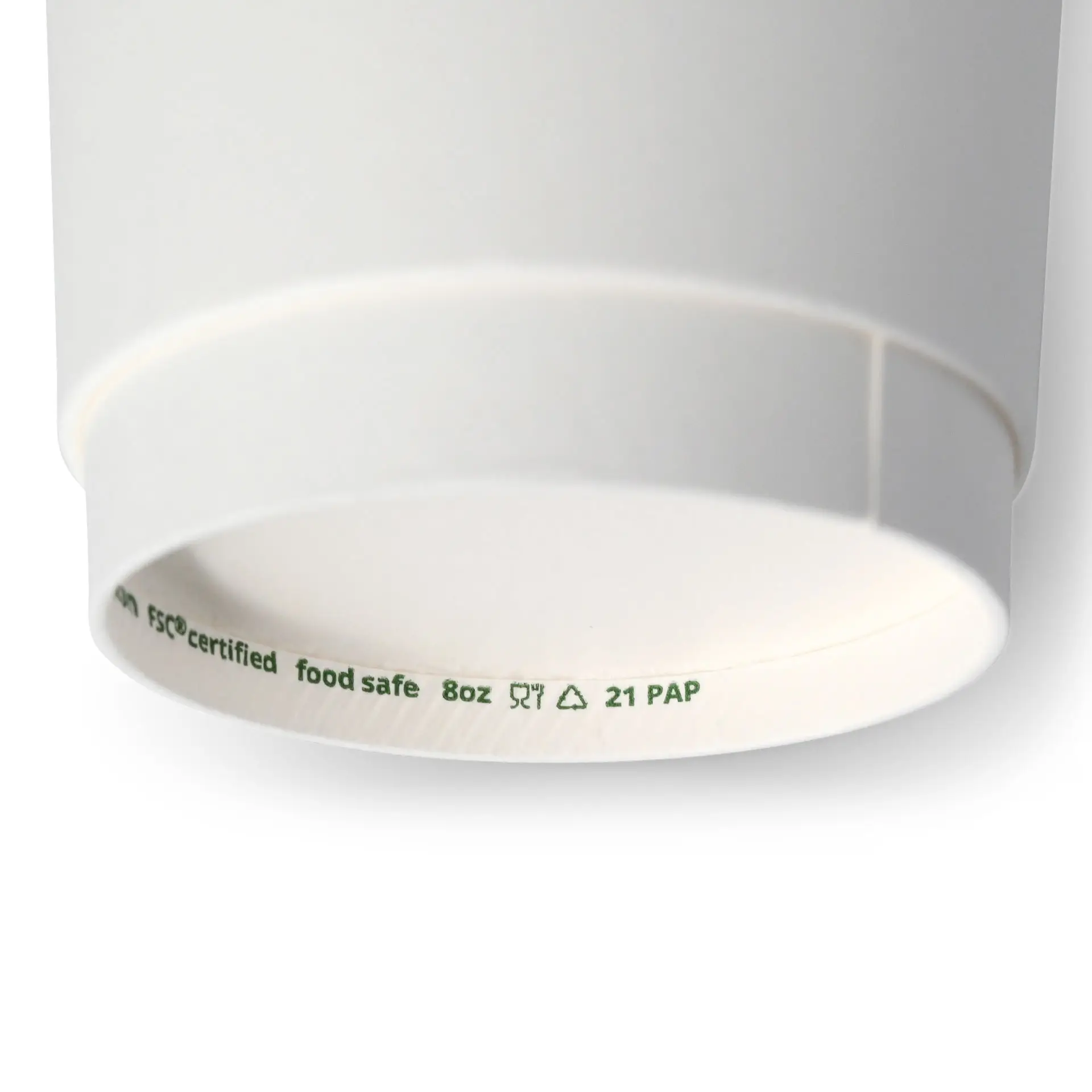8 oz Takeaway coffee cups double wall, Ø 80 mm, white dhd046231-kaffee-to-go-becher-aus-pappe-doppelwandig-200-ml-8-oz-80-mm-weiss-3