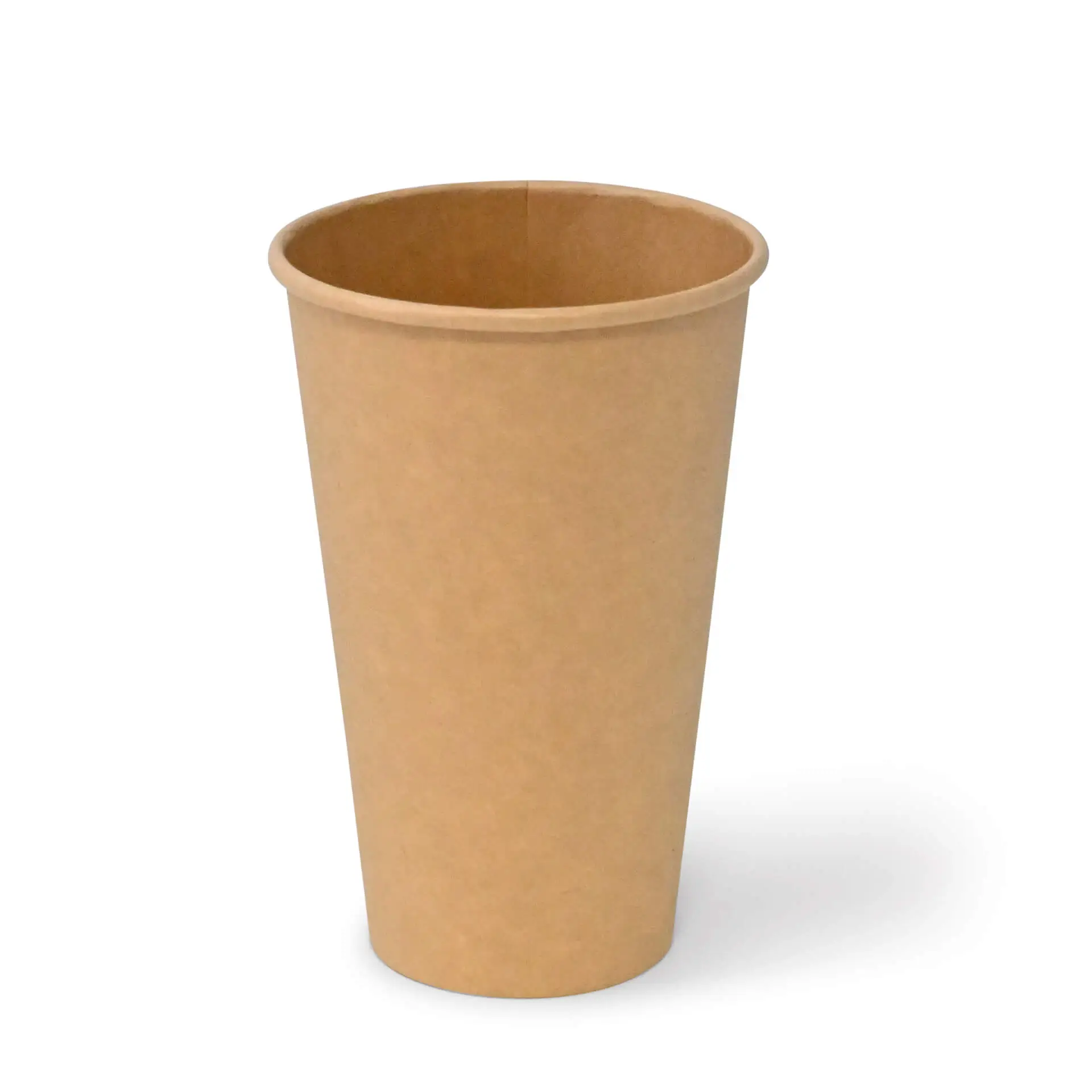 16 oz Paper cups single wall, Ø 90 mm, kraft dhd04546-pappbecher-400-ml-16-oz-90-mm-braun-1