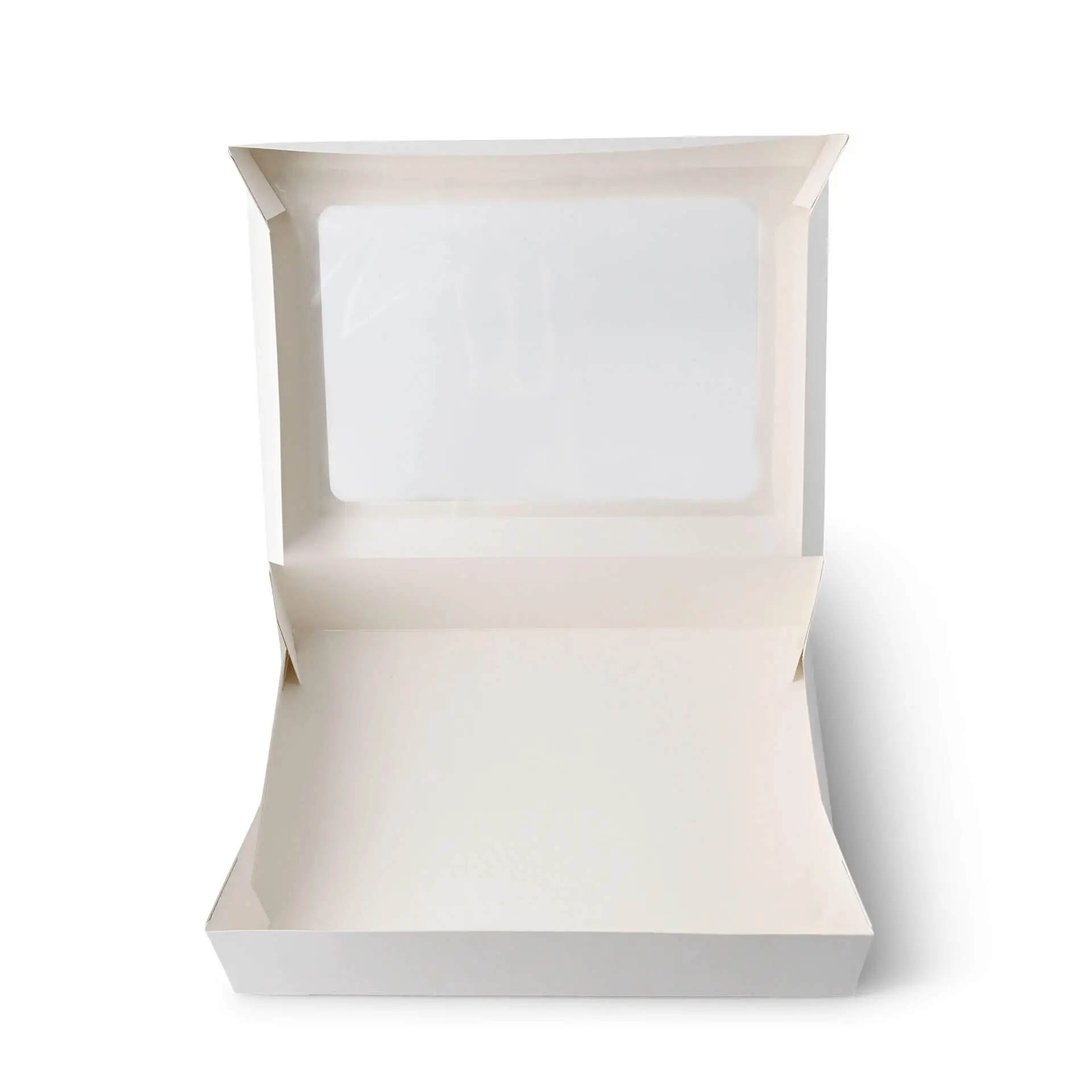 Cupcake boxes (12 pieces) with cellulose window, white