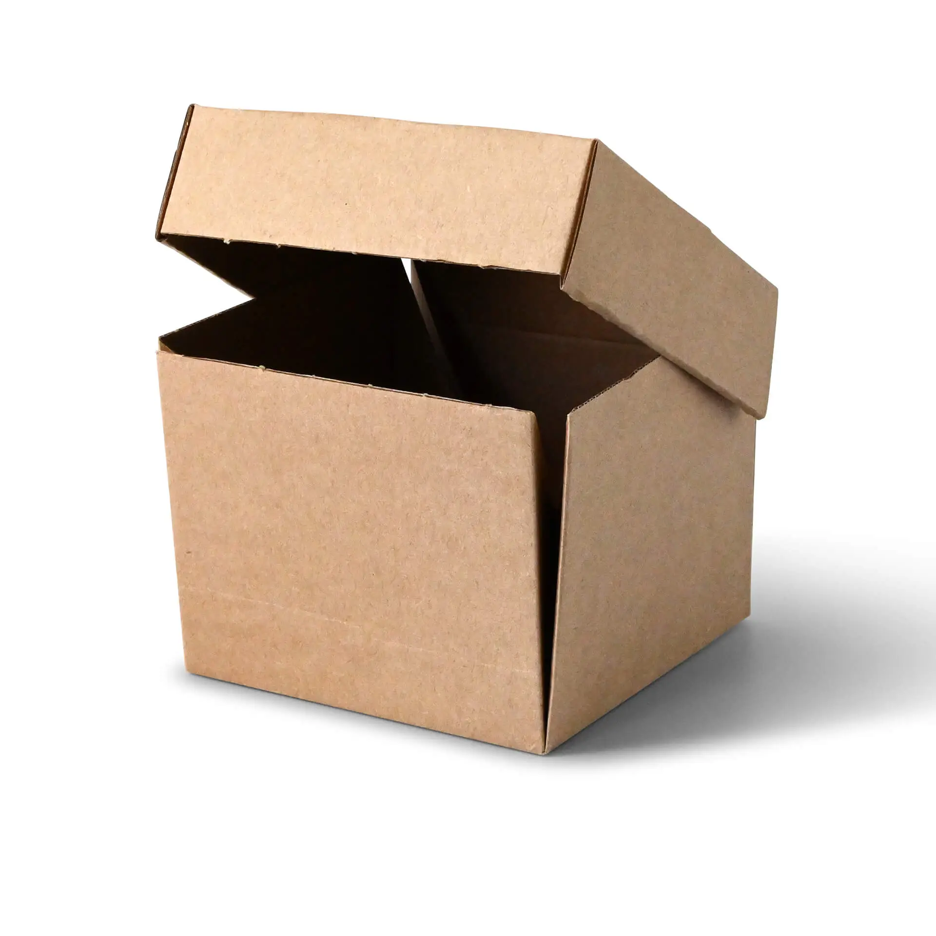Burger box 13 x 13 x 10 cm, kraft board, foldable