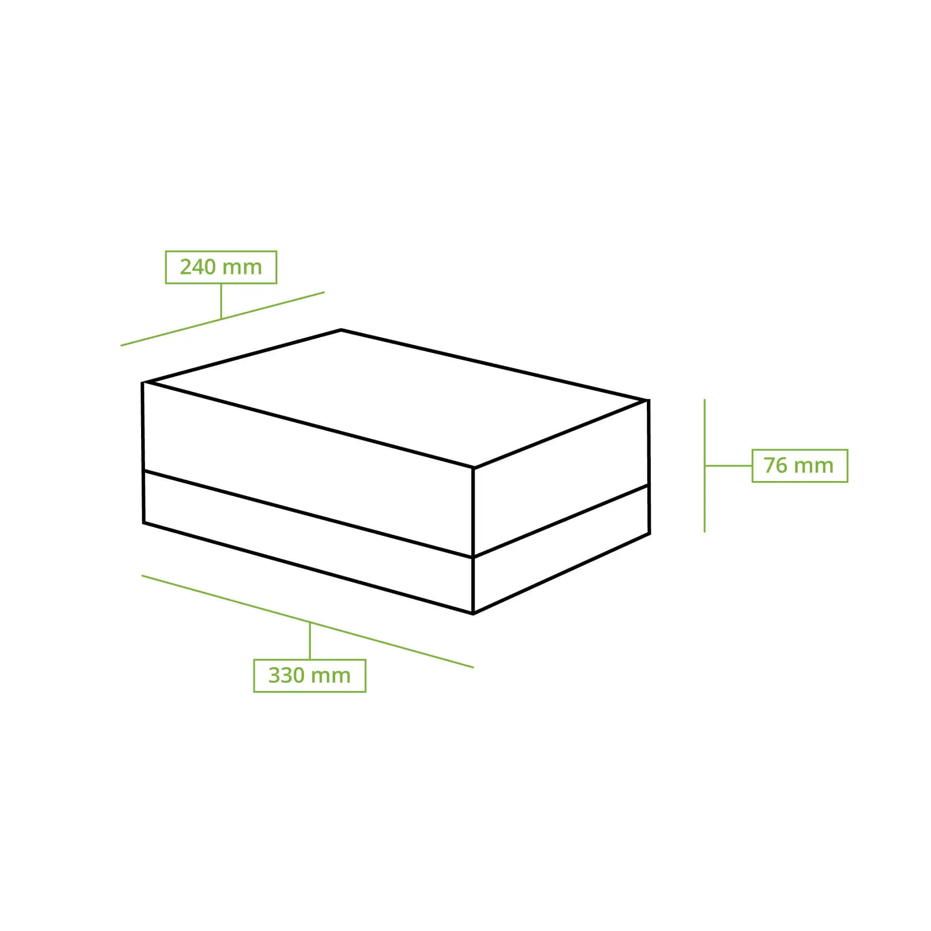 Cupcake boxes (12 pieces) with cellulose window, white