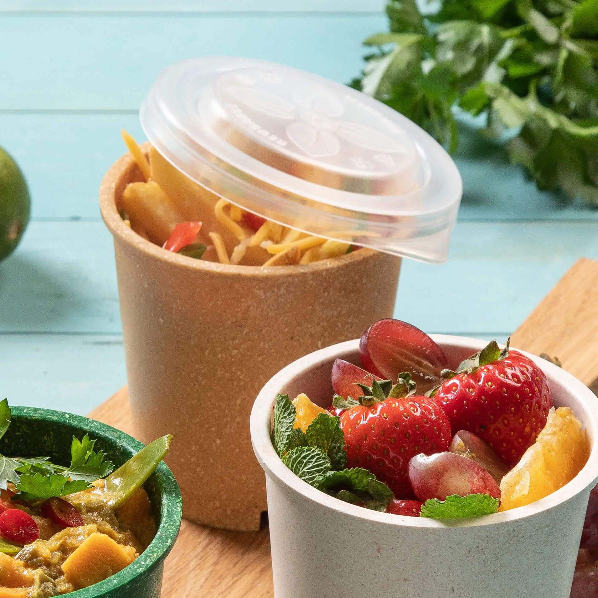 Reusable lids "merways Cup" Ø 95 mm, PP, transparent dfc00820-mehrwegdeckel-merways-cup-95-mm-pp-transparent-7