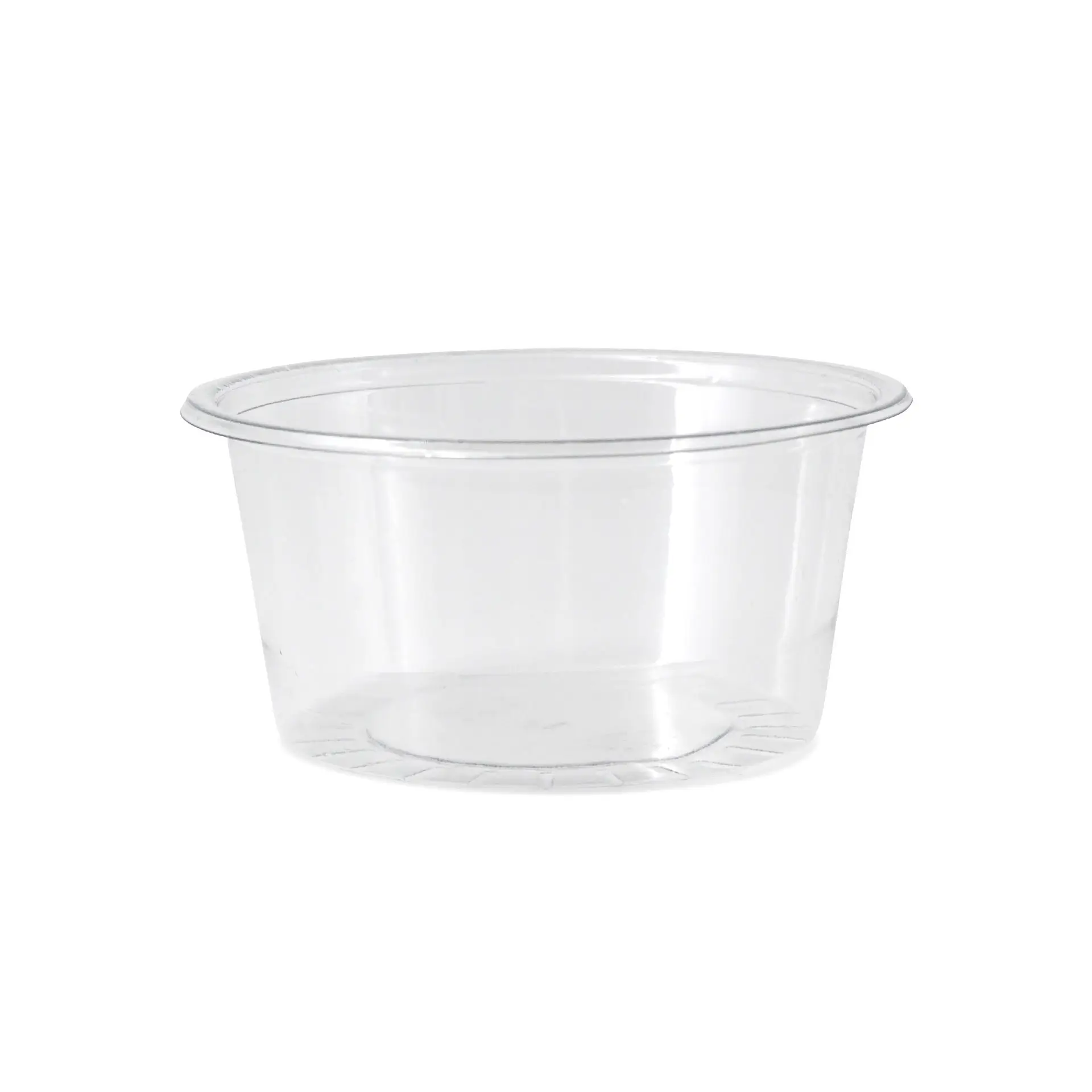 100 ml / 3.5 oz rPET sauce pots, Ø 75 mm, clear 100 ml / 3.5 oz rPET sauce pots, Ø 75 mm, clear