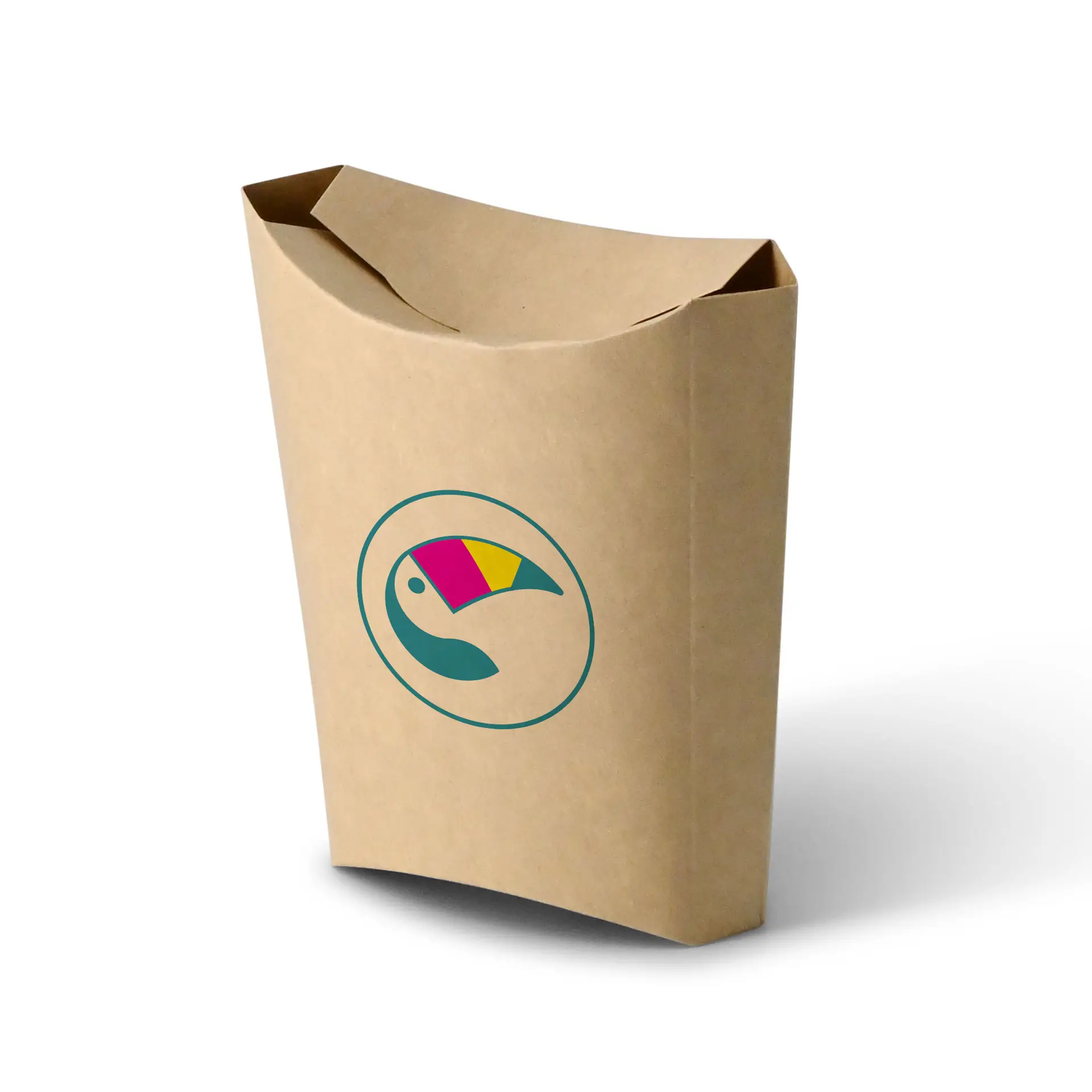 Custom printed chip packaging, 3 x 17.6 x 9 cm, water-based coating, resealable