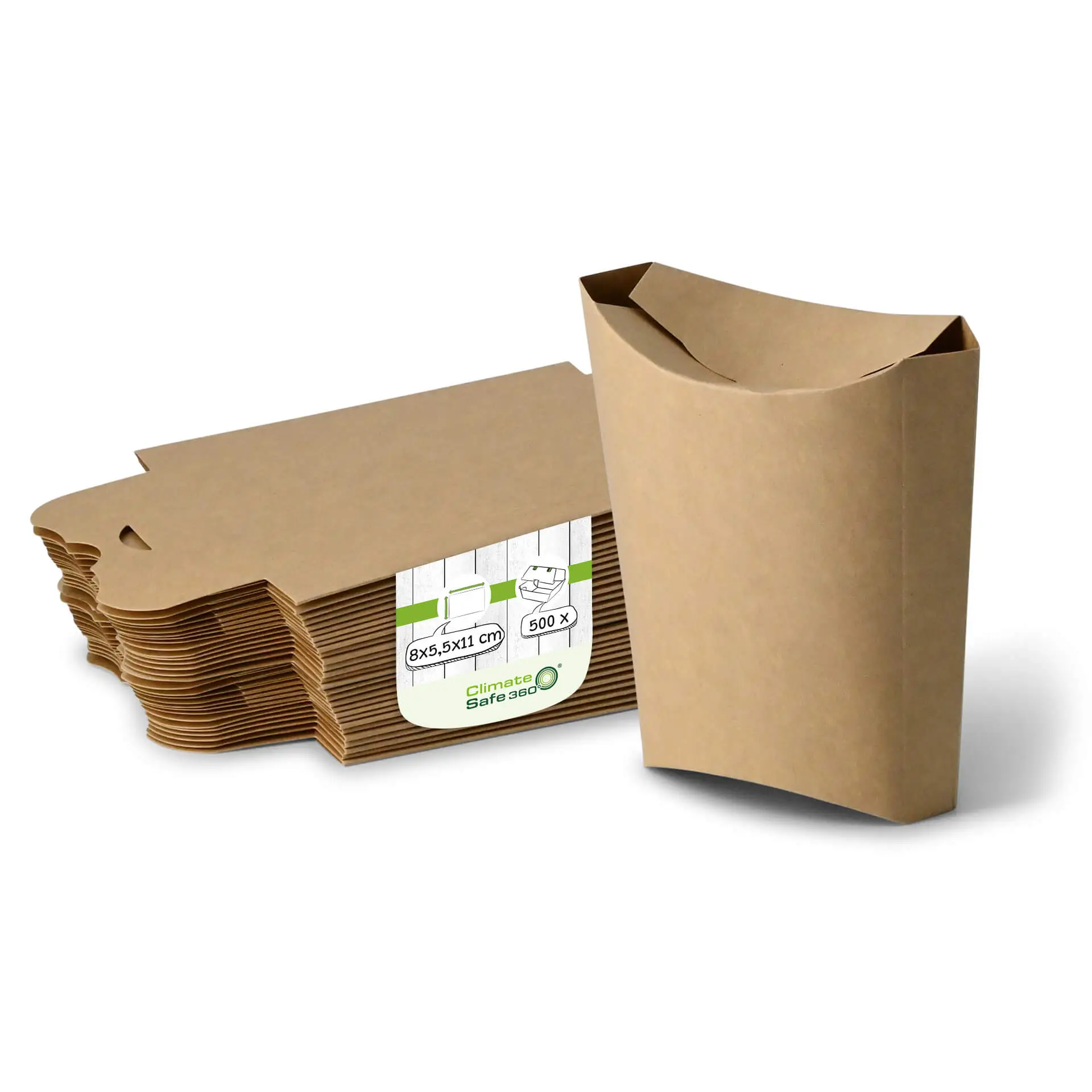 Chip Scoop 8 x 5,5 x 11 cm, kraft