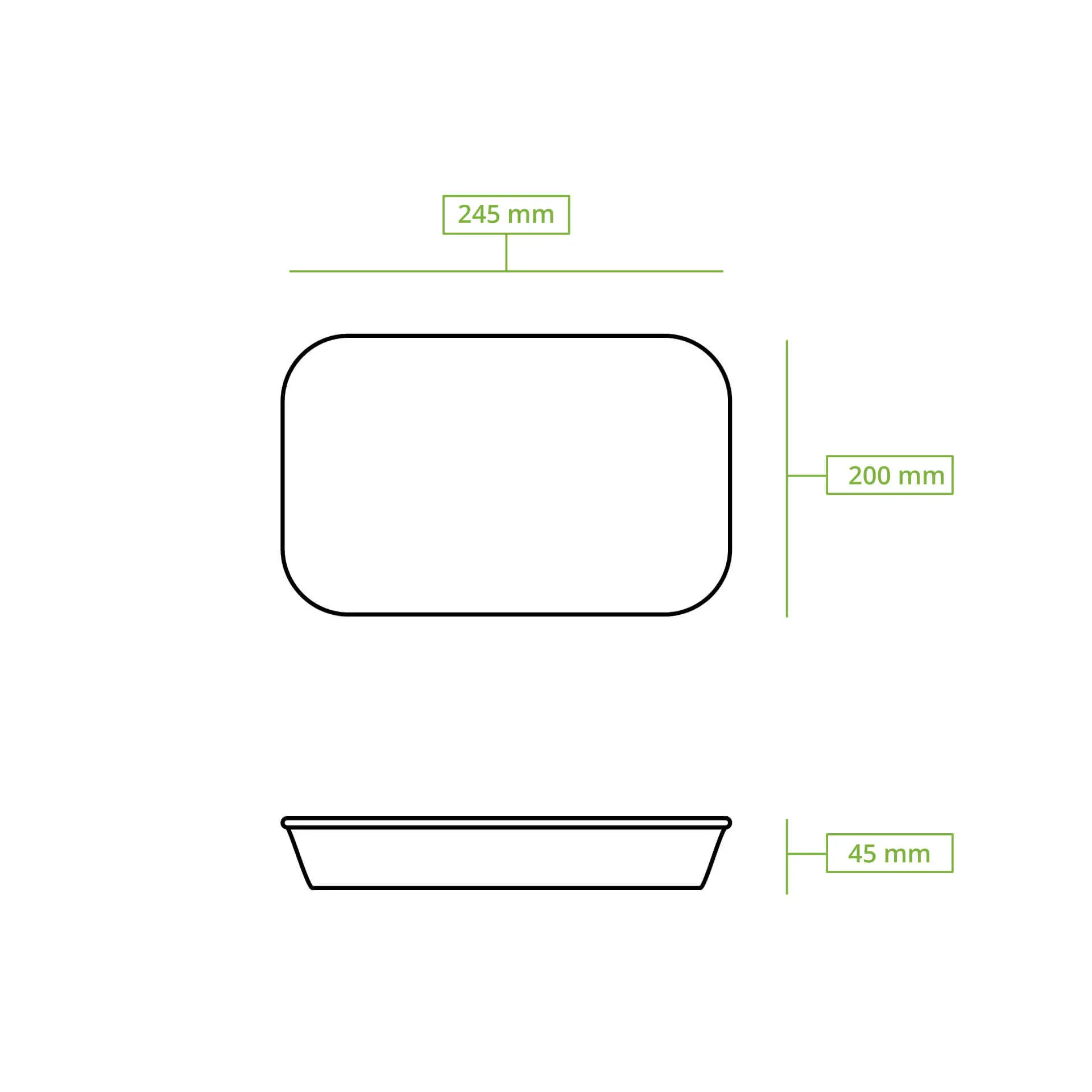 | 2 FOR 1 | Reusable menu-containers merways-Box 24,5 x 20 x 4,5 cm, HP4, cashew / creamy white