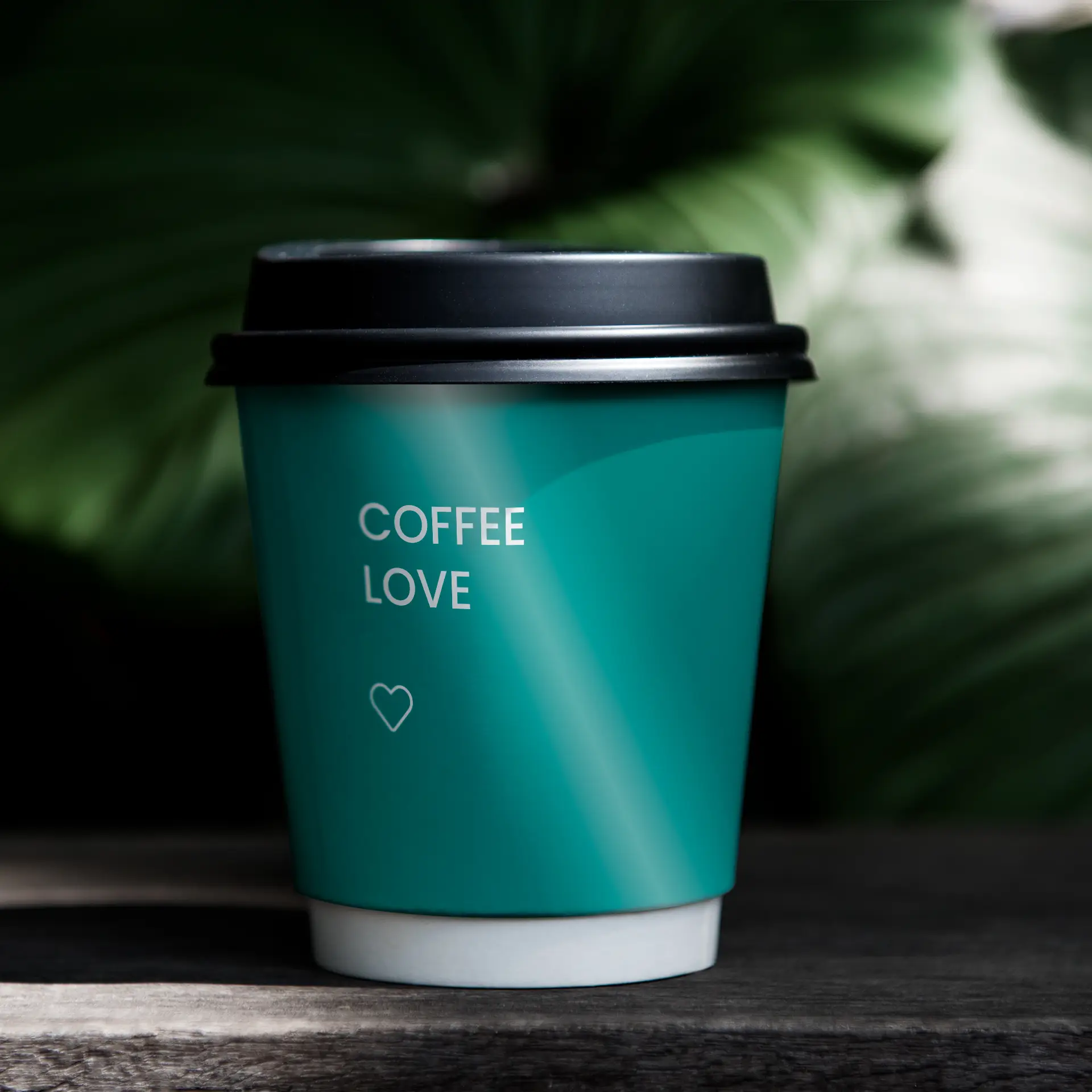 Custom Printed Paper Cups (Double-Walled) 200 ml / 8 oz, double-walled, white, glossy, PE coating