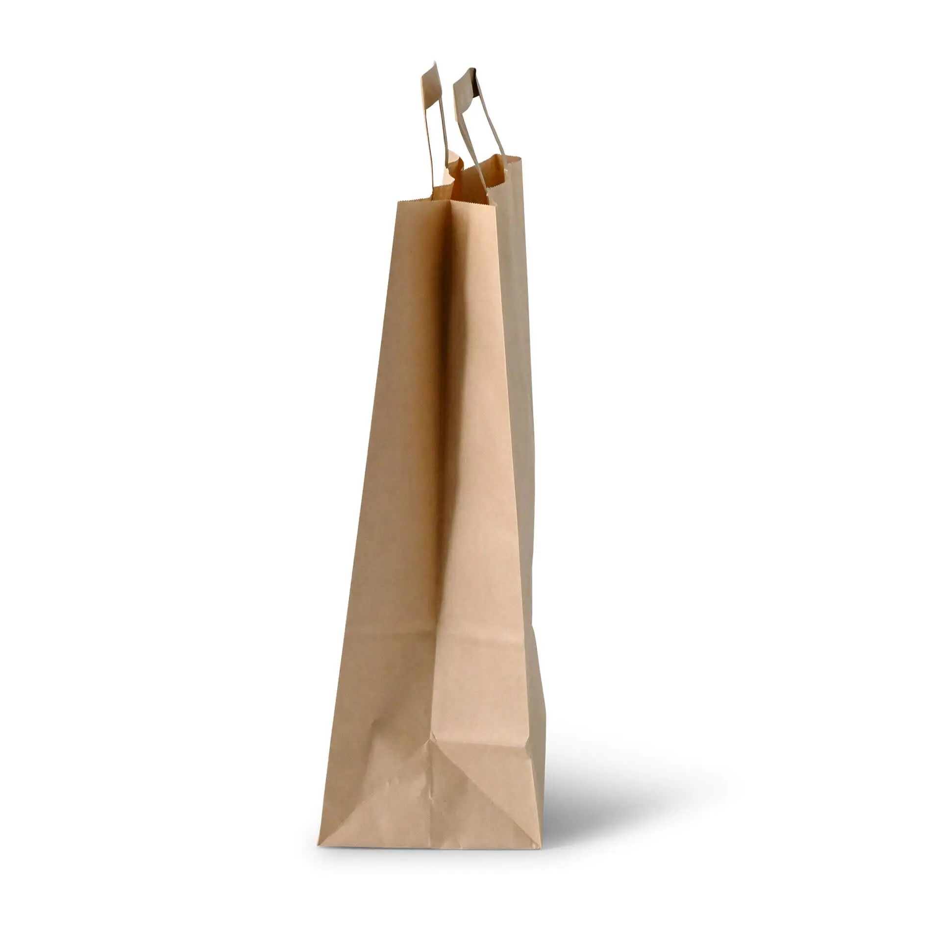 Recycling paper-carrier bags L, 26 x 12 x 35 cm, kraft