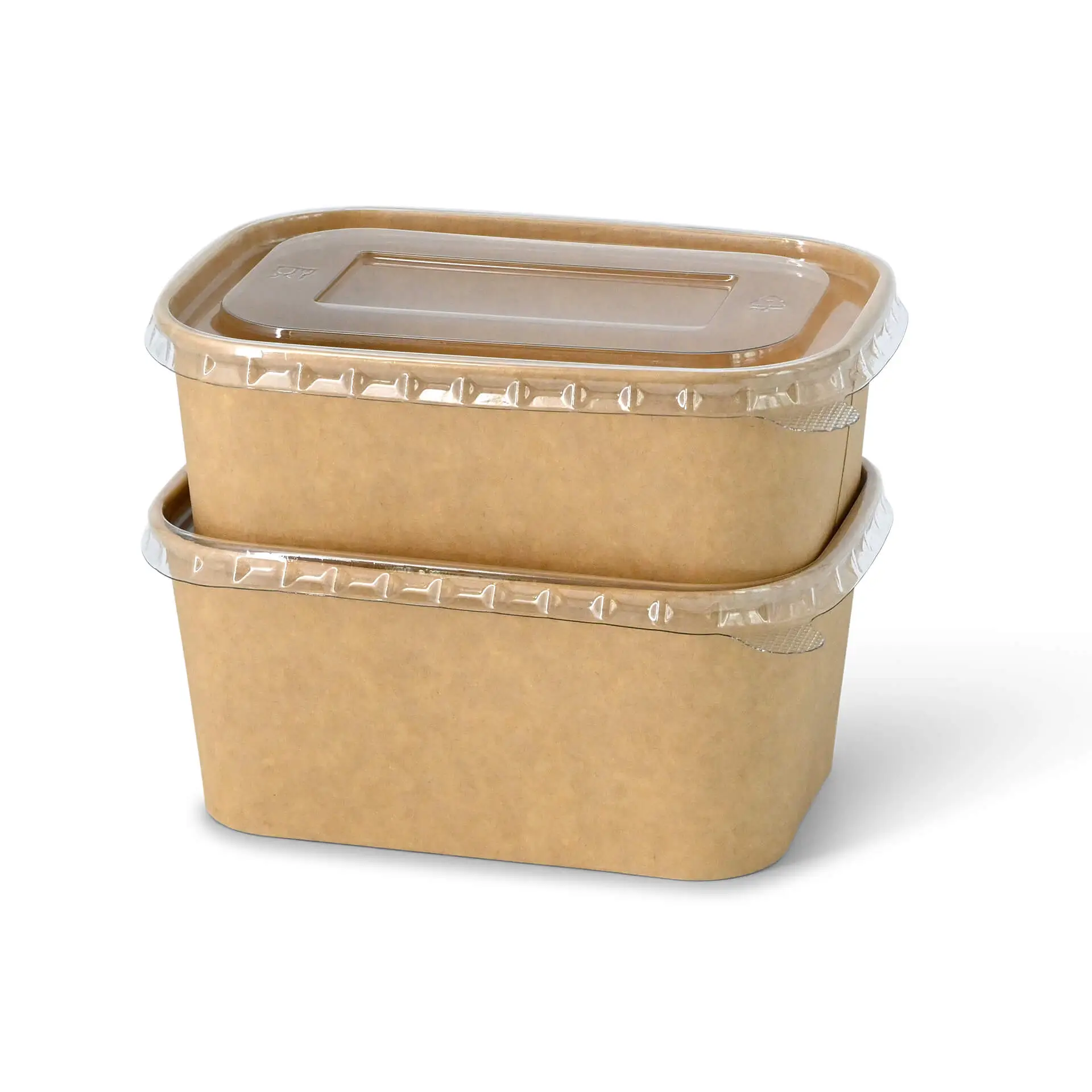 rPET lids 17,5 x 12,5 cm, clear, rectangular
