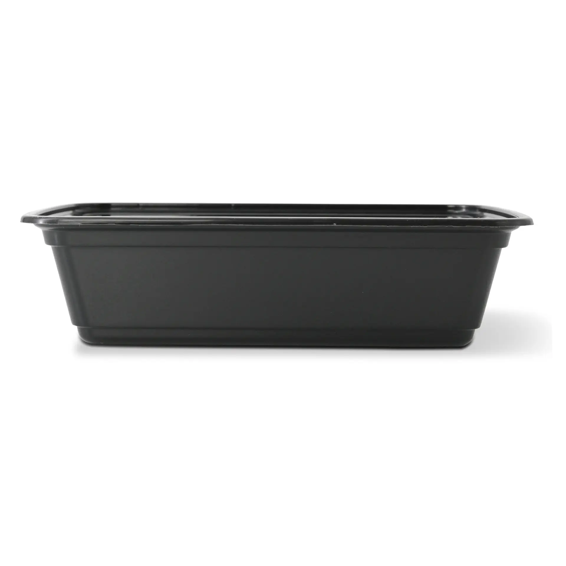 Reusable container made of PP 700 ml, rectangular, black