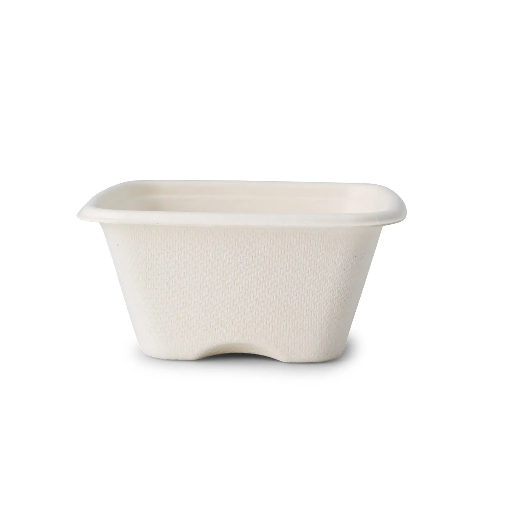 Bagasse portion cups, 100 ml, 80 x 80 x 37 mm, square