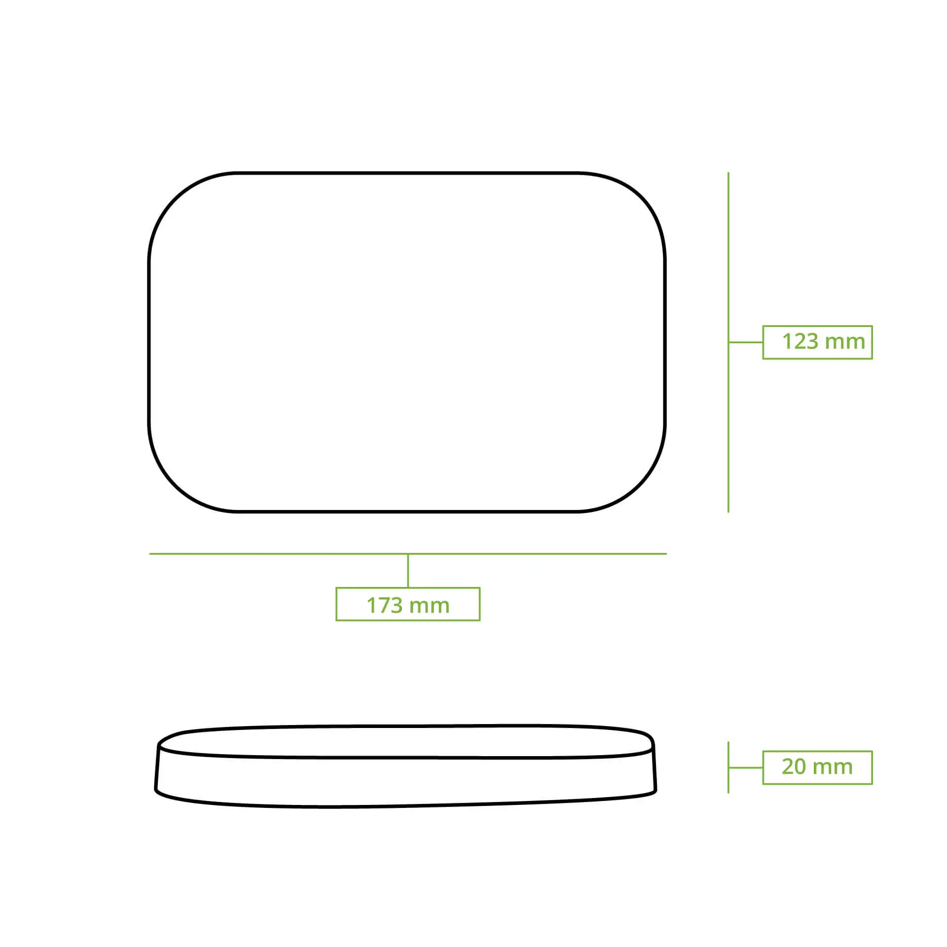 Cardboard lids 17,5 x 12,5 cm, brown, rectangular Cardboard lids 17,5 x 12,5 cm, brown, rectangular