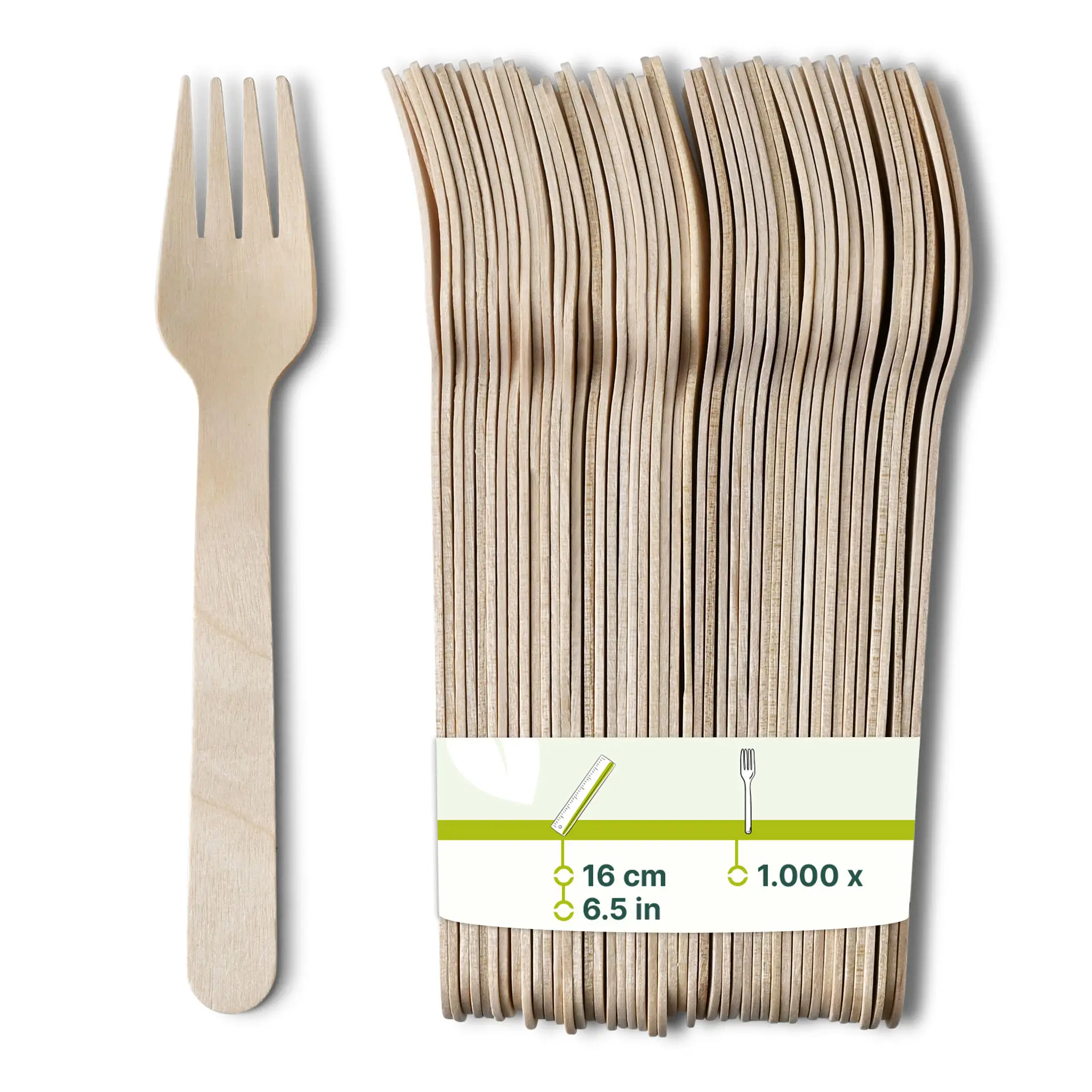 Wooden forks 16 cm, bio-coated Wooden forks 16 cm, bio-coated