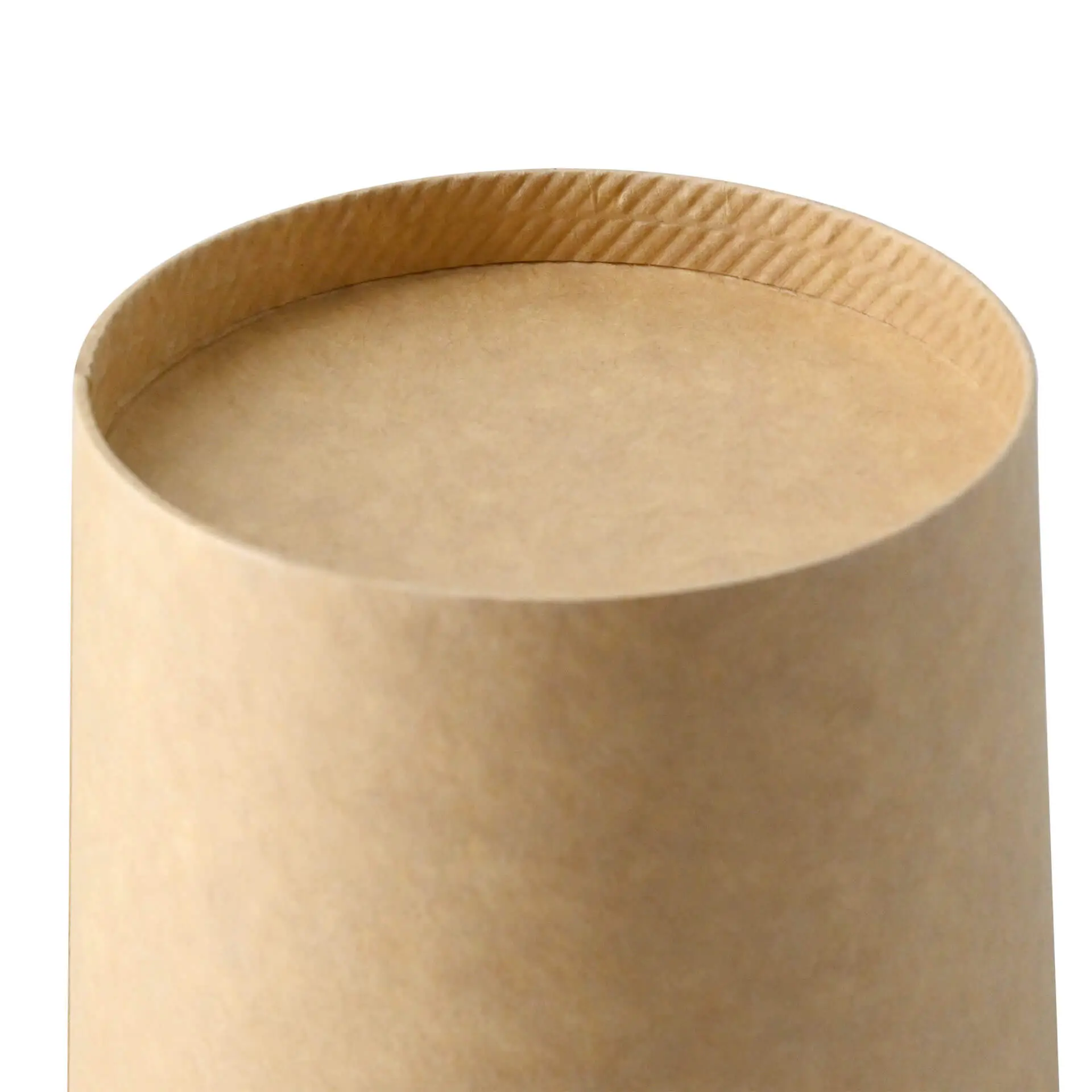 Soup cup to go made of cardboard (Premium) 16 oz, Ø 95 mm, brown, eco-friendly coating