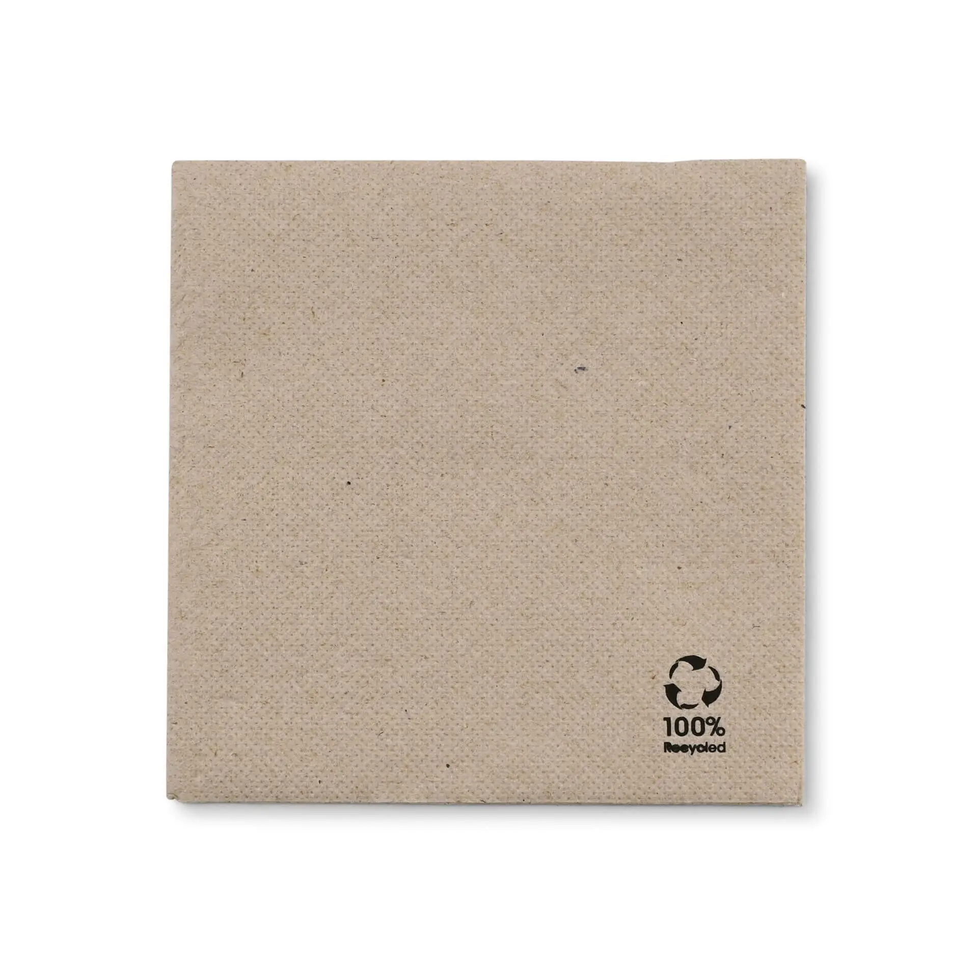 Recycled paper napkins (Premium) 25 x 25 cm, 2-ply, 1/4 fold dse028211-servietten-aus-recyceltem-papier-premium-25-x-25-cm-2-lagig-14-falz-ungebleicht-1