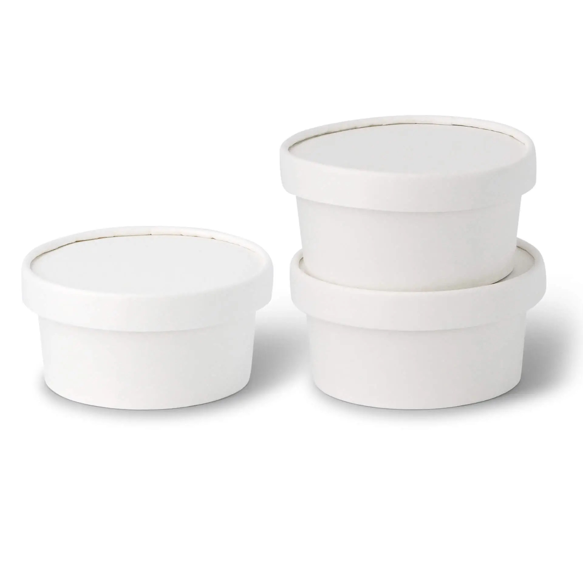 4 oz, max. 6 oz Paper Ice Cream Cups XS, Ø 92 mm, white