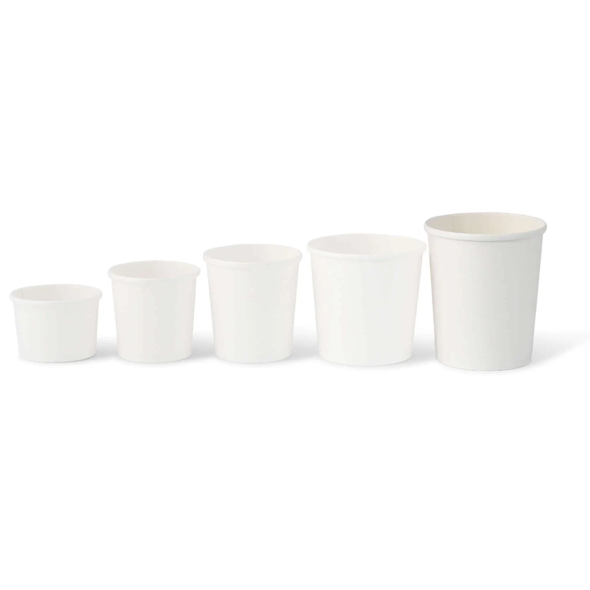 32 oz Cardboard Soup cups (Premium), Ø 115 mm, white, eco-friendly coating
