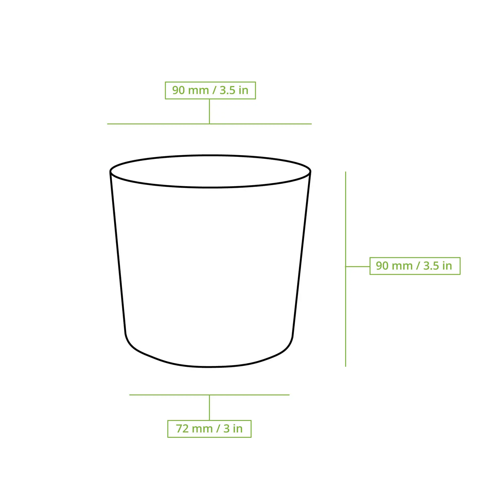Soup cup to go made of cardboard (Premium) 12 oz, Ø 90 mm, white Soup cup to go made of cardboard (Premium) 12 oz, Ø 90 mm, white