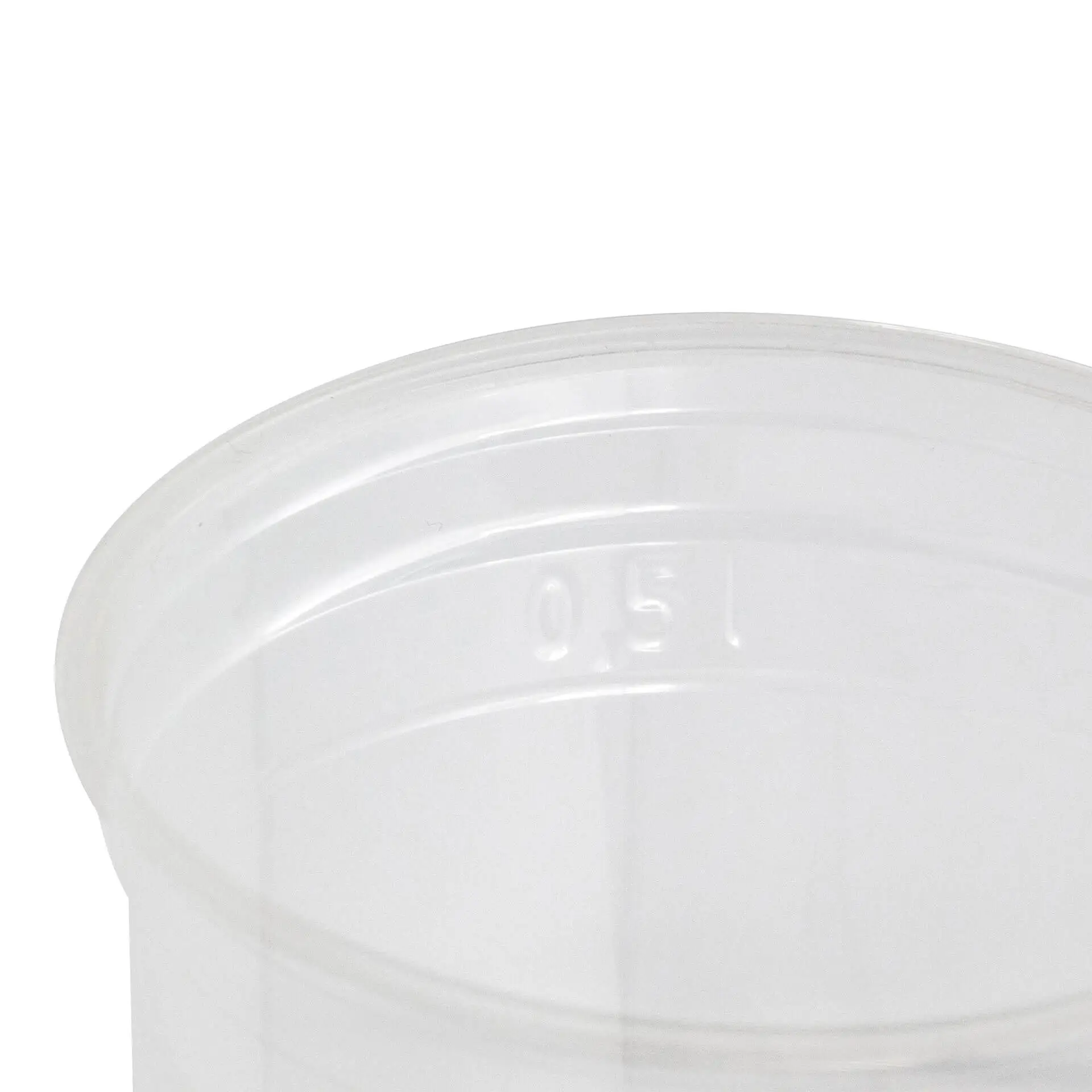 20 oz PLA custom printed cups, clear