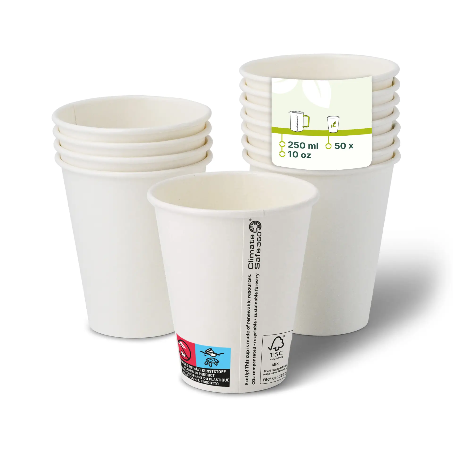 10 oz Paper cups (coated), Ø 90 mm, white con10013-01-1-pappbecher-beschichtet-250-ml-10-oz-90-mm-weiss