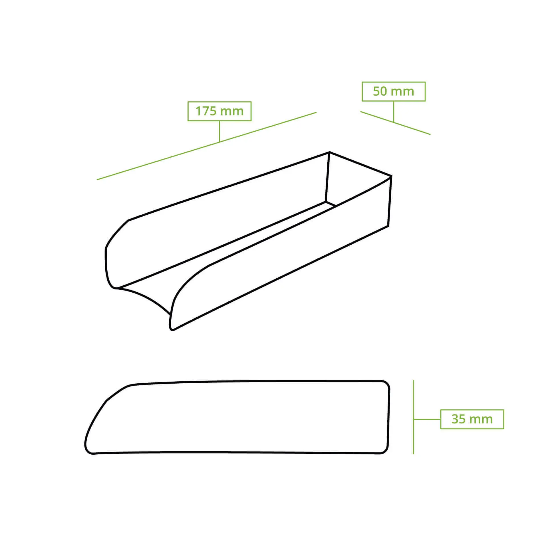 Hot dog tray, kraft 18 x 5 cm, foldable Hot dog tray, kraft 18 x 5 cm, foldable
