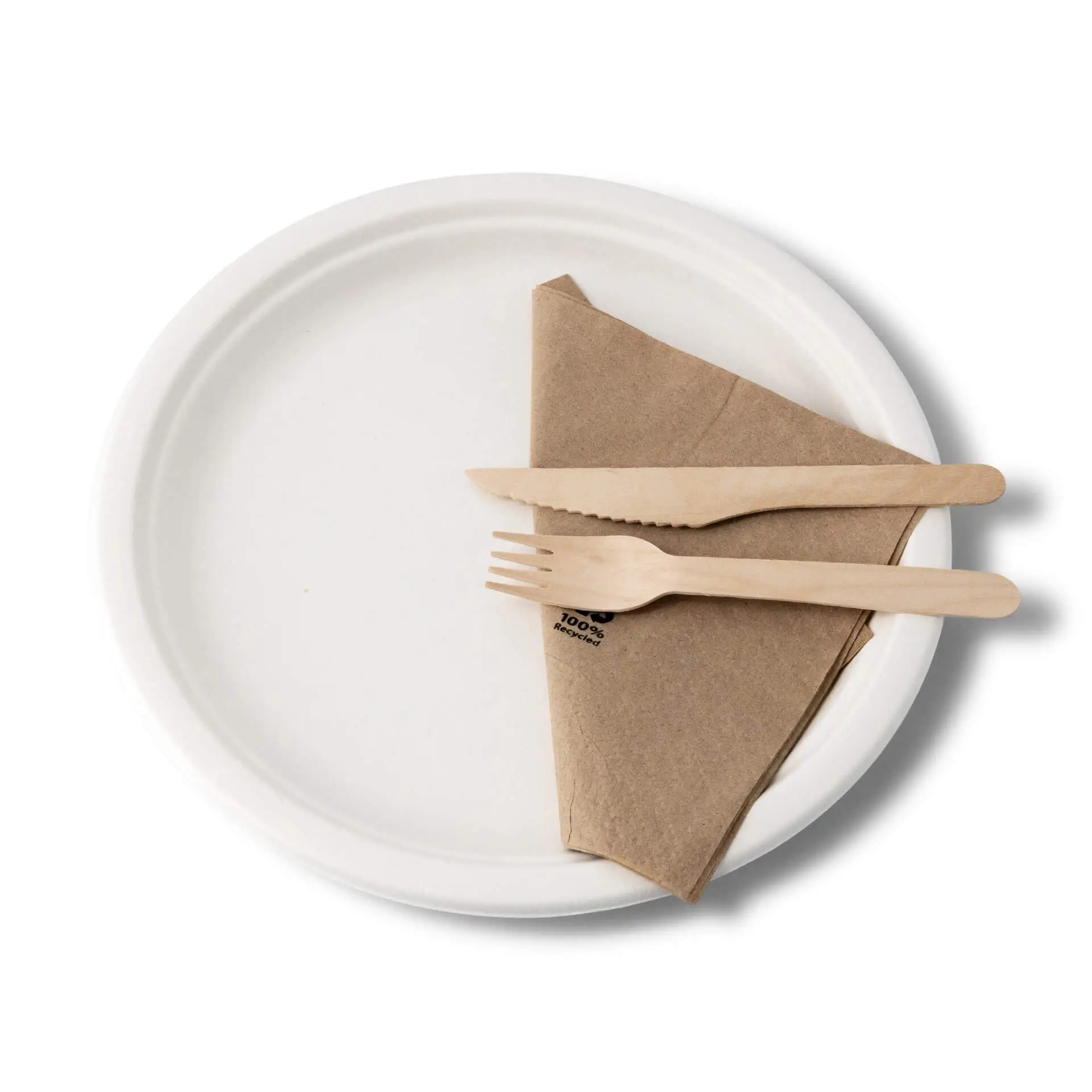 Ø 26 cm, Sugarcane-plates, round dtw014141-teller-aus-zuckerrohr-26-cm-rund-4