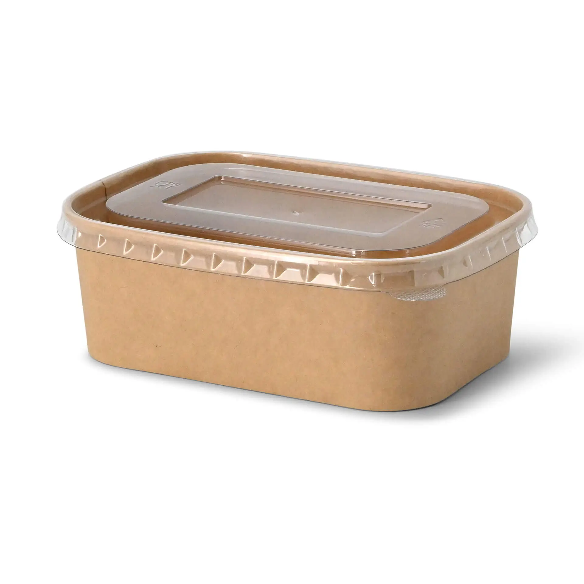 rPET lids 17,5 x 12,5 cm, clear, rectangular