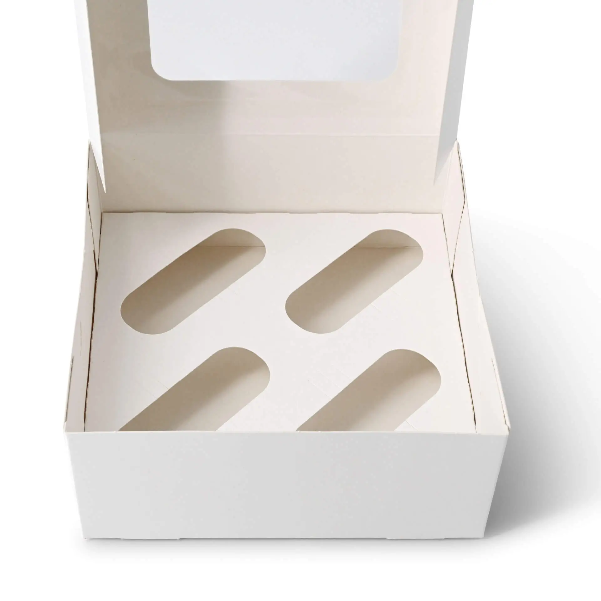 Insert range for cupcake boxes (4 pieces), white