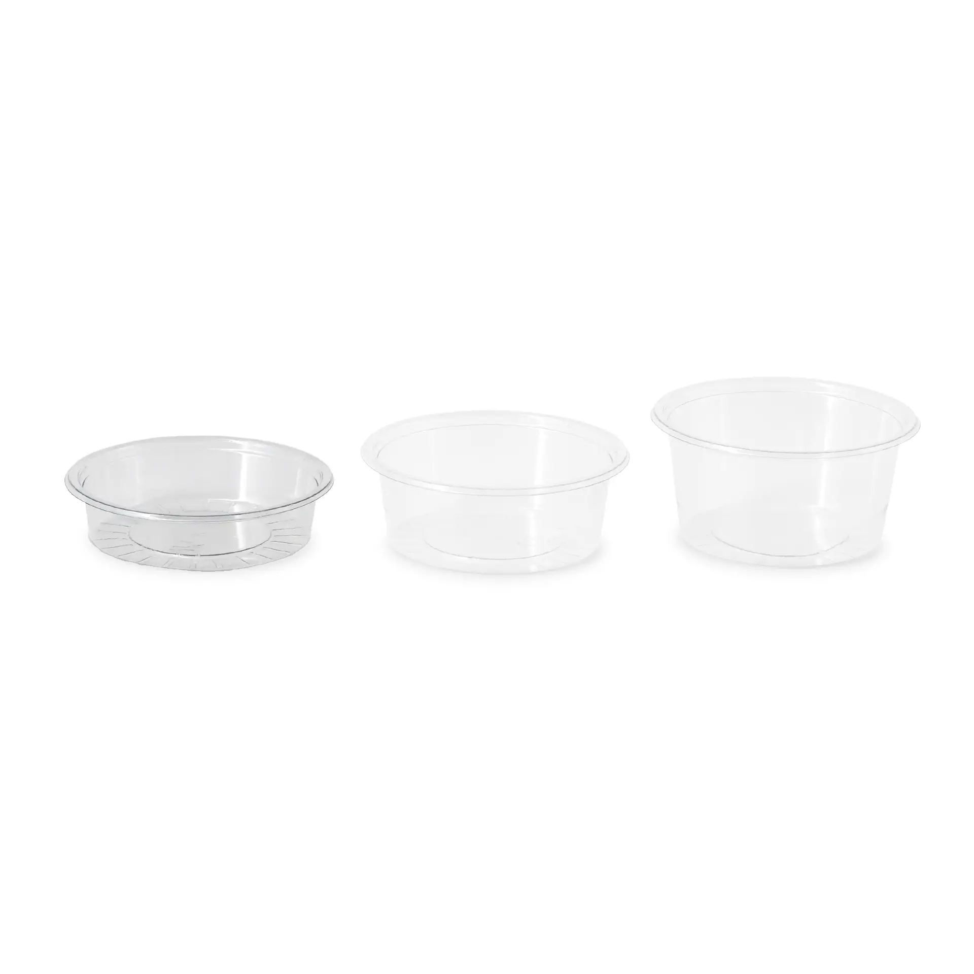 50 ml / 1.8 oz rPET sauce pots, Ø 75 mm, clear