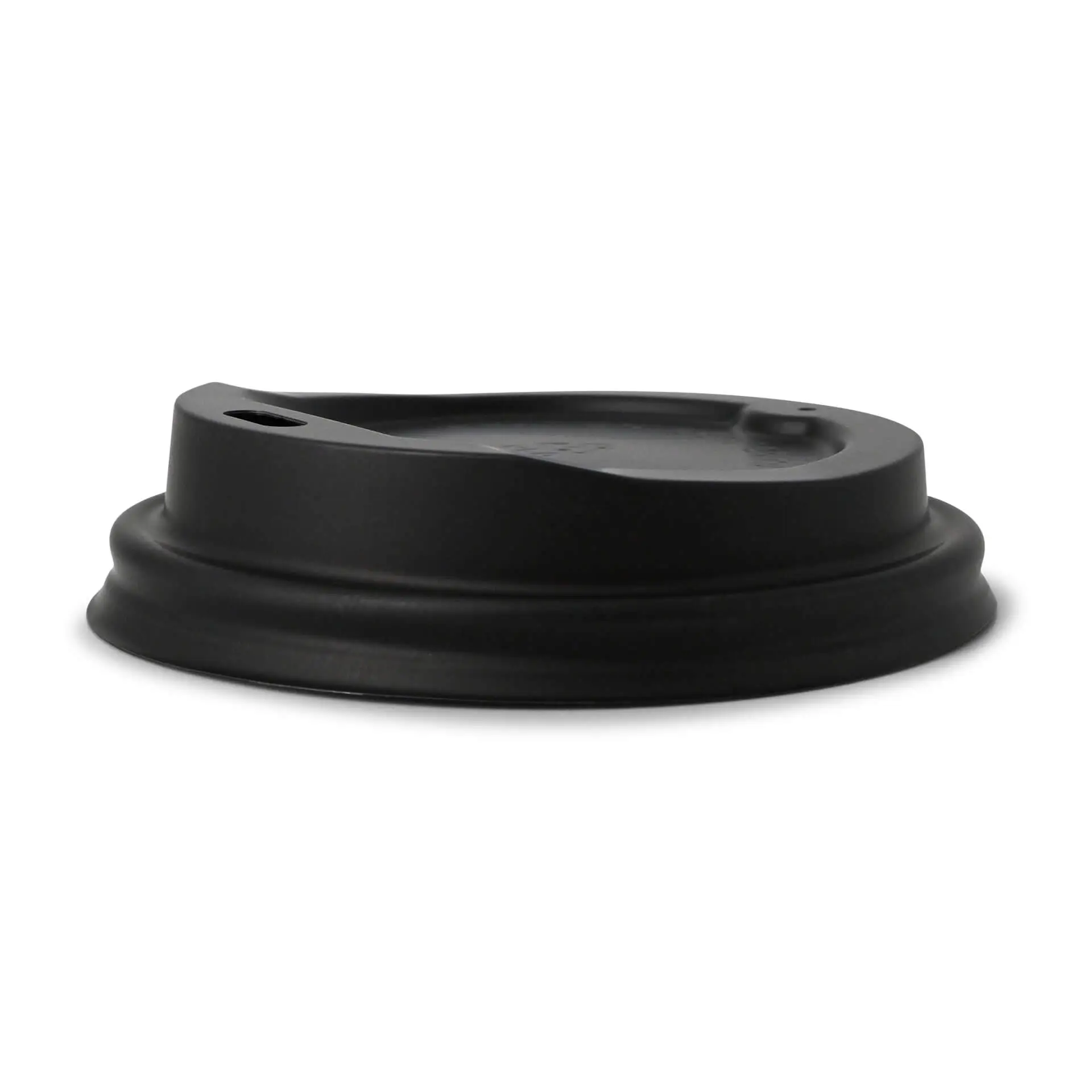 CPLA lid Ø 80 mm, black, drinking hole dhd004051-cpla-deckel-80-mm-schwarz-trinkoeffnung-2
