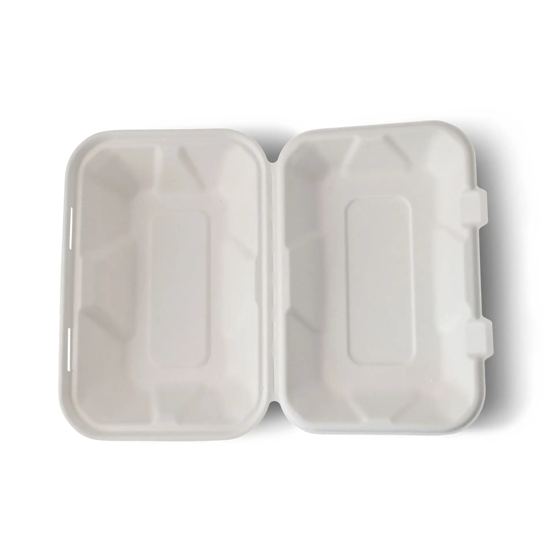Sugarcane-containers 23 x 15.5 x 7.5 cm, hinged-lid, rectangular Sugarcane-containers 23 x 15.5 x 7.5 cm, hinged-lid, rectangular
