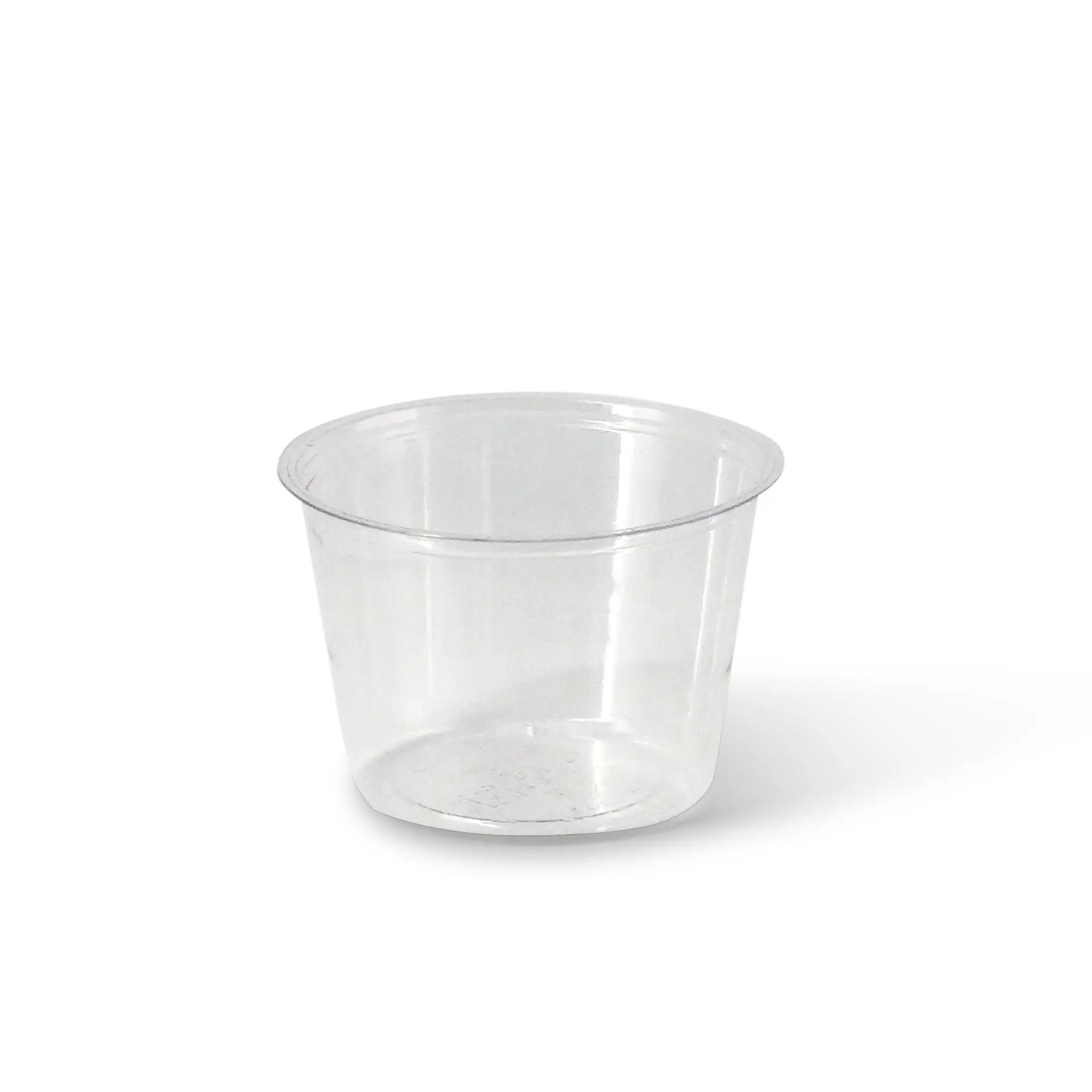 100 ml / 3.5 oz PLA portion cups, Ø 70 mm, clear, round dfc024801-portionsbecher-aus-pla-100-ml-70-mm-klar-rund-1