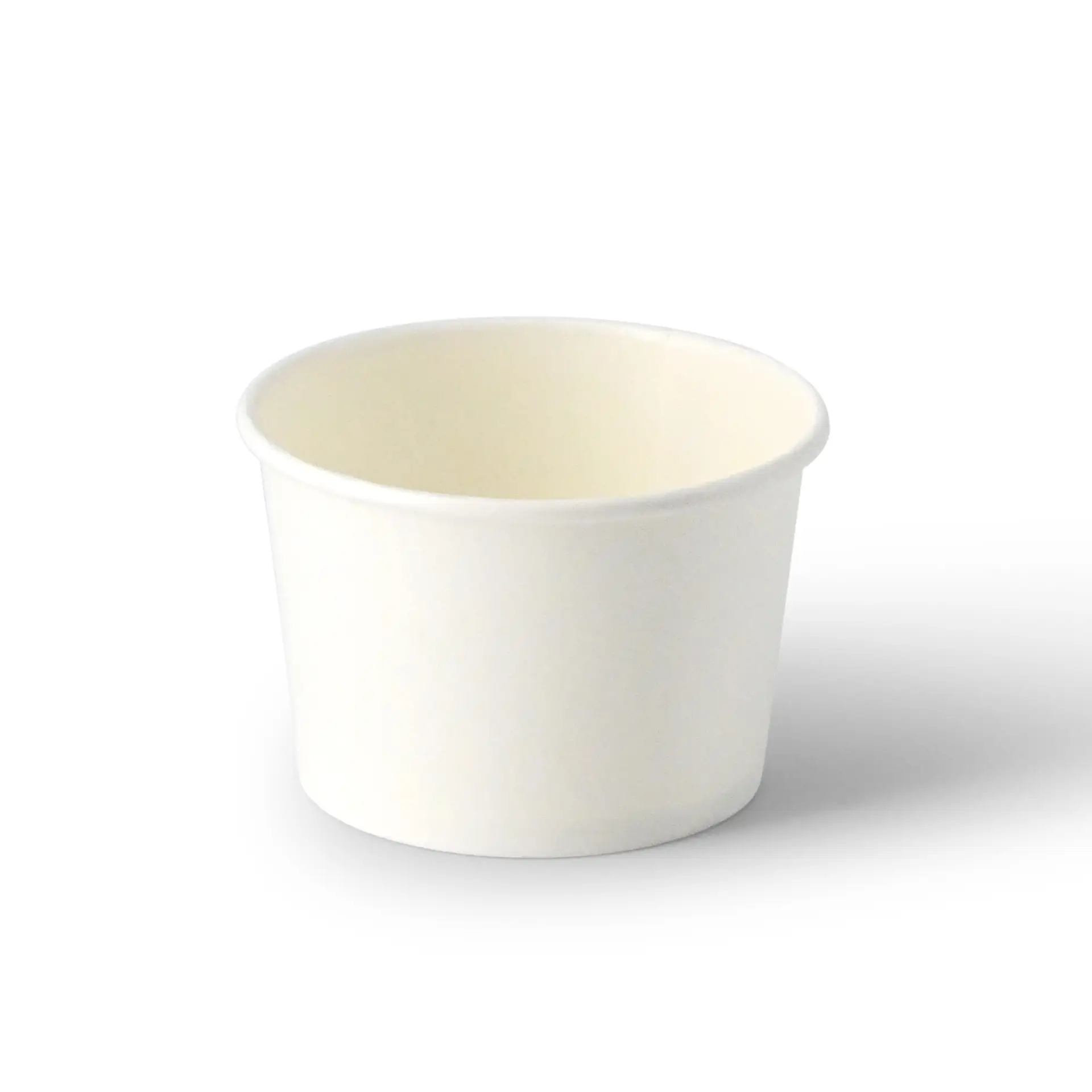 Ice cream cup made of cardboard XXS, 75 ml, max. 130 ml, Ø 76 mm, white dfc06924-eisbecher-aus-pappe-xxs-75-ml-max-130-ml-76-mm-weiss-1