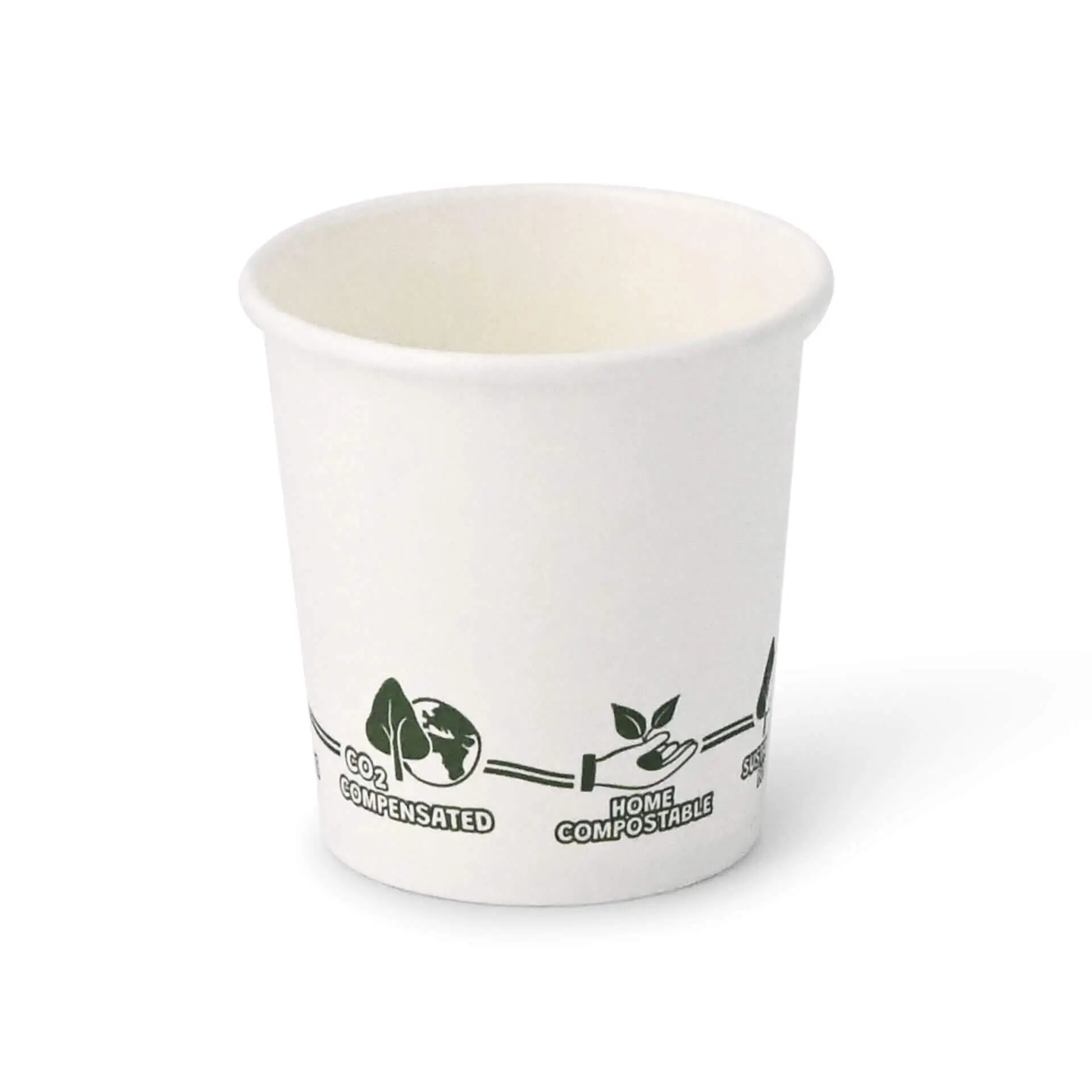 4 oz Paper cups single wall, Ø 62 mm, "EcoUp©"- icons dhd045221-pappbecher-100-ml-4-oz-62-mm-ecoup-icons-1