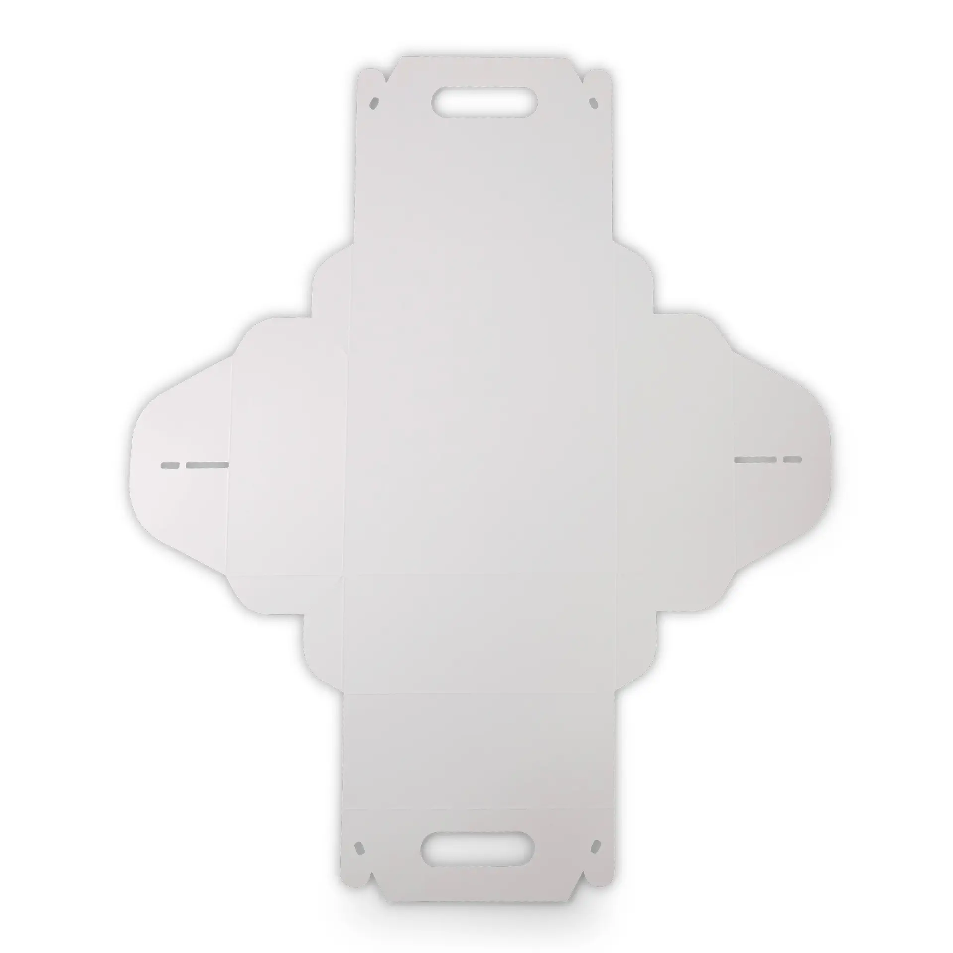 Cardboard pastry boxes with handle M, 21 x 17 x 9 cm, white, foldable