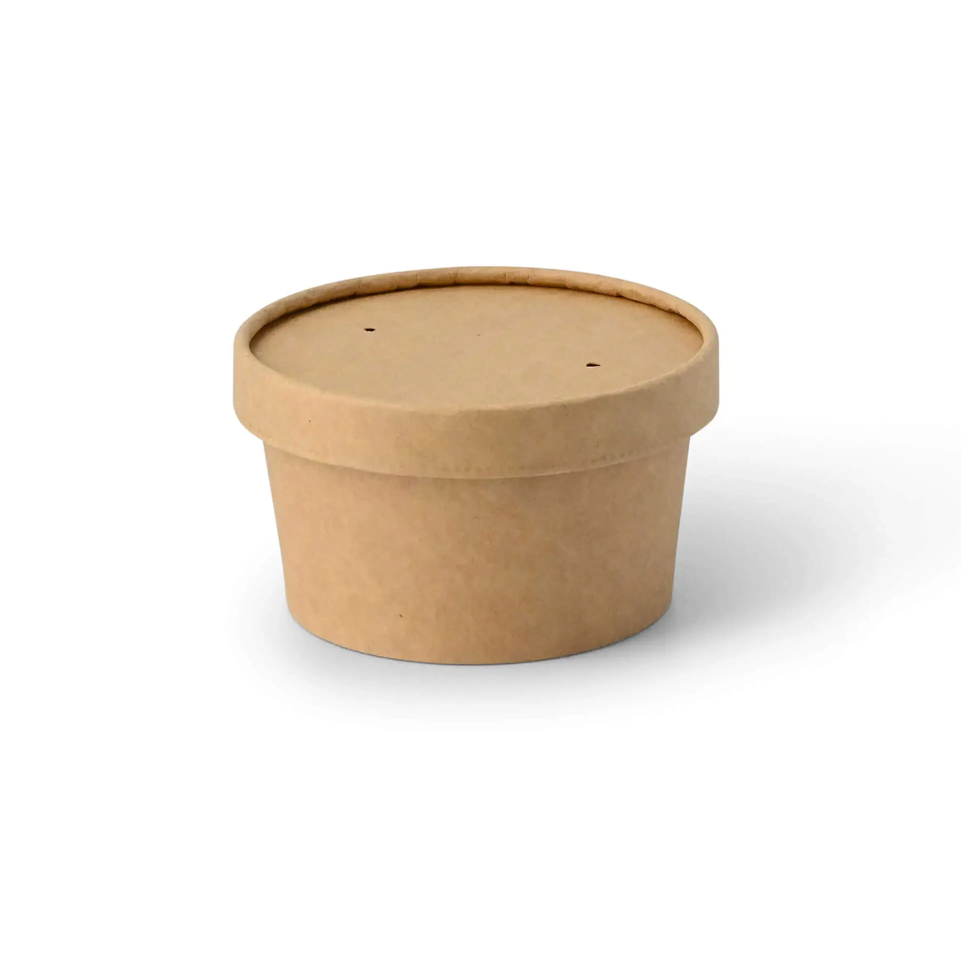 6 oz, max. 7.5 oz Paper Ice Cream Cups S, Ø 92 mm, brown