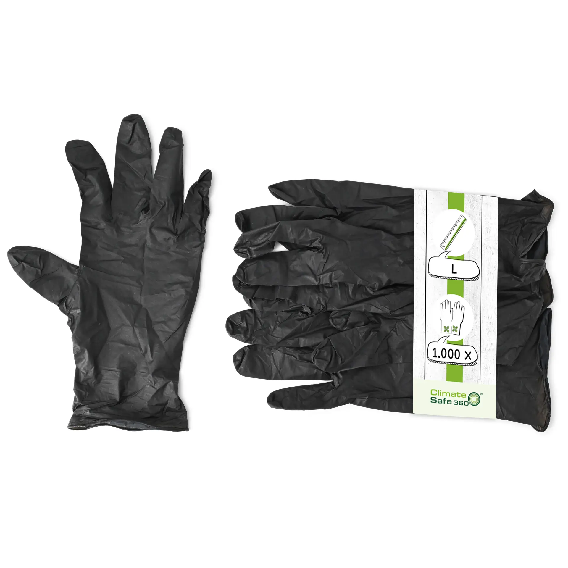 Nitrile gloves, black, size L, powderfree dhy05022-nitrilhandschuhe-schwarz-groesse-l-puderfrei