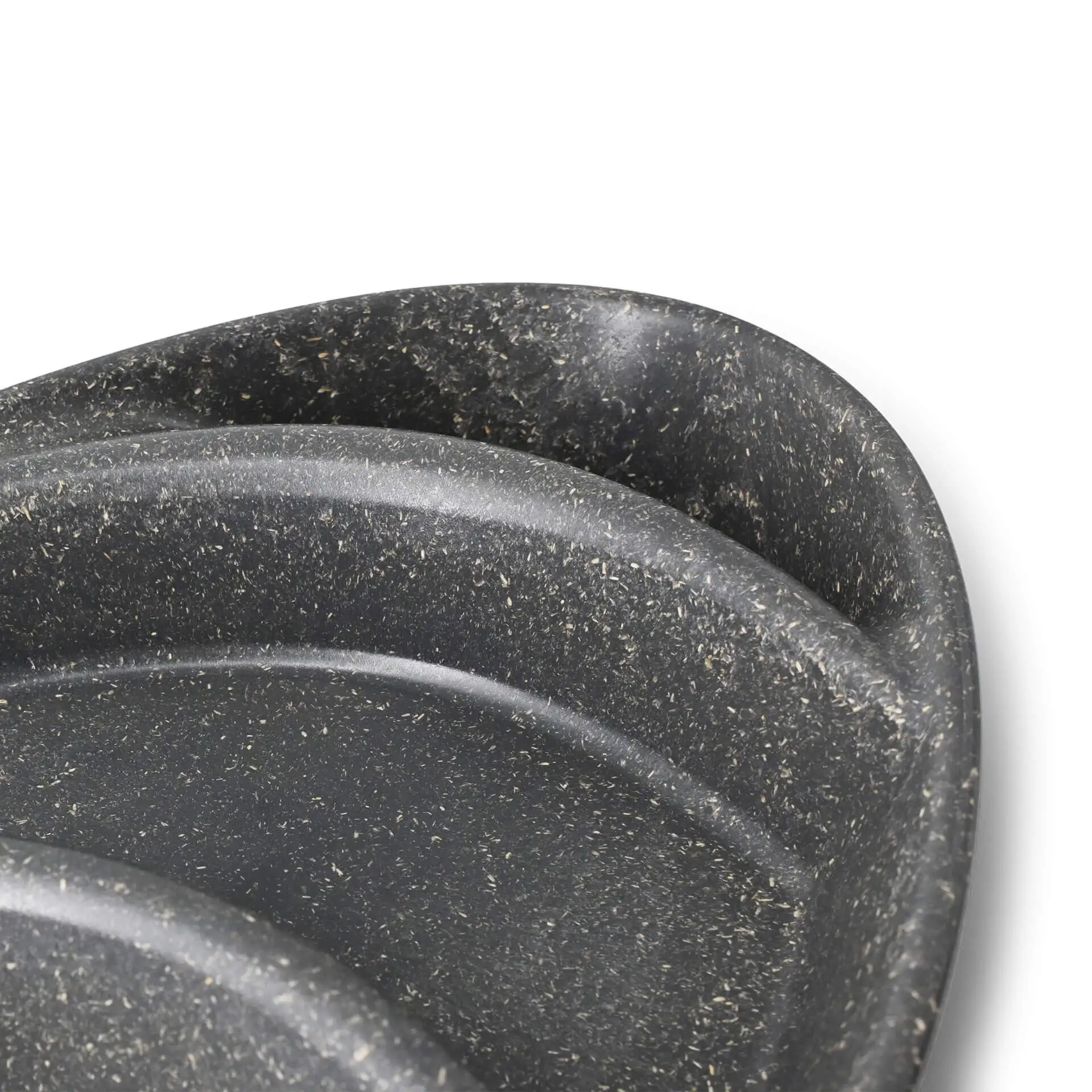 Reusable divided plates "merways Plate" 27.5 × 20 × 3.5 cm, 3 compartments, teardrop, pepper / grey dfc008381-mehrweg-menue-teller-merways-plate-275-x-20-x-35-cm-3-kammern-tropfenfoermig-pfeffer-grau-5